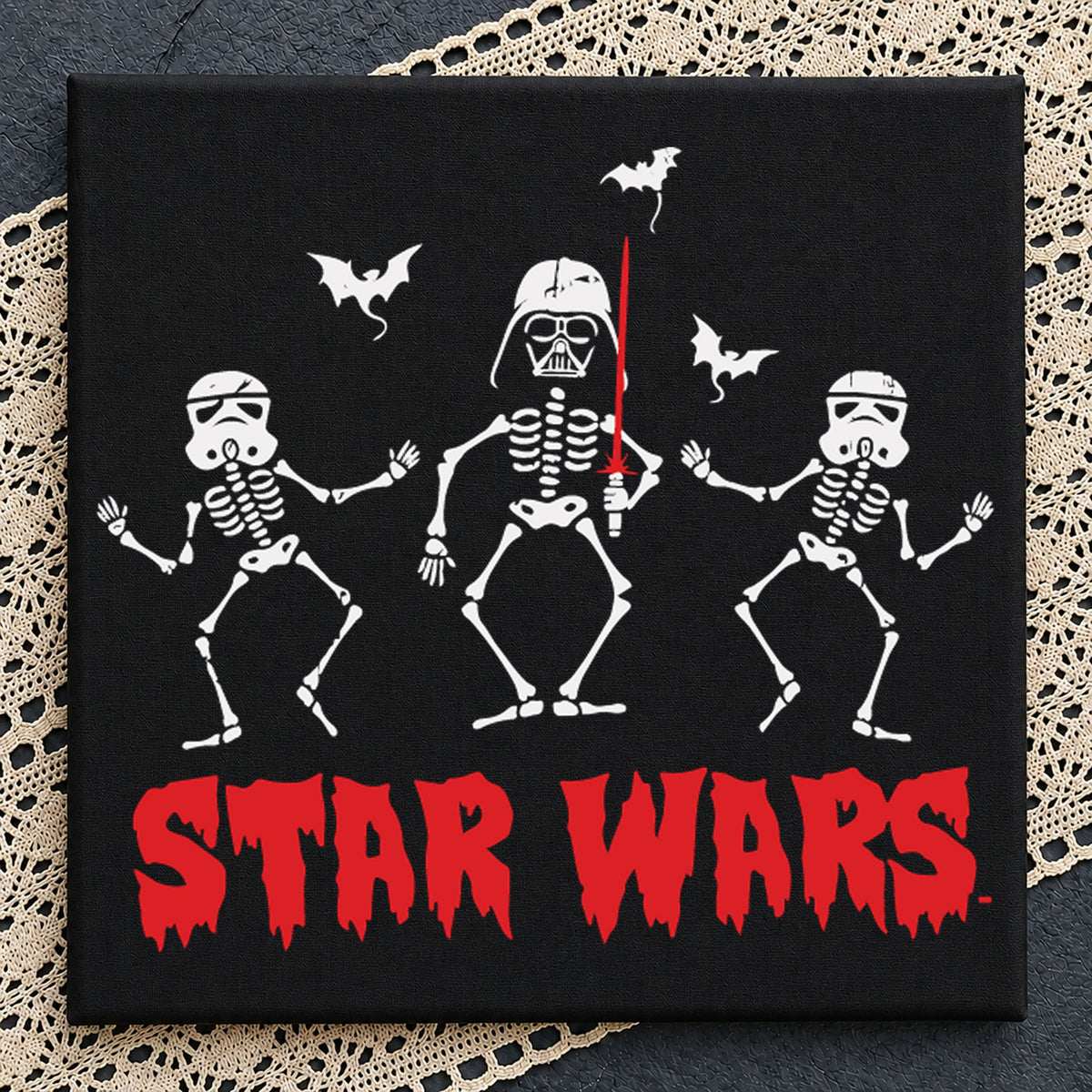 Darth Vader Skeleton SVG, Halloween Horror Cricut Design