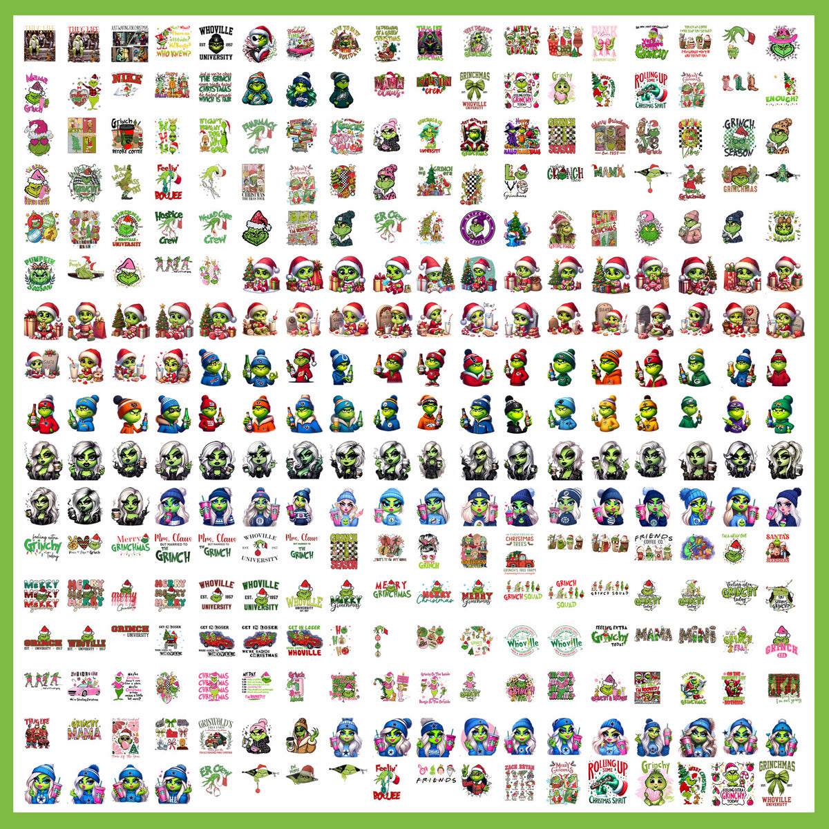 Grinch Christmas Bundle SVG| SvgBundleHub
