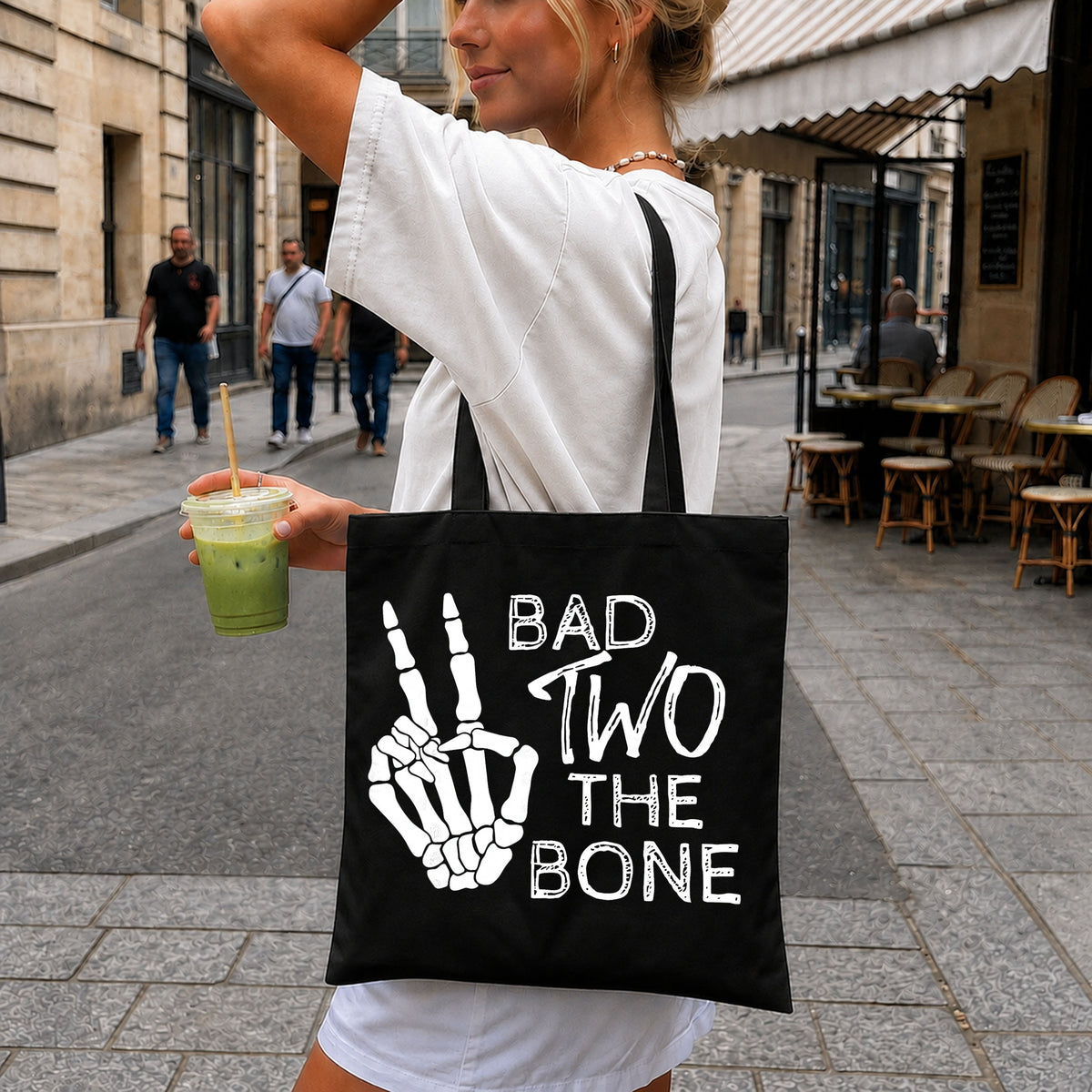 Bad Two The Bone PNG, Skeleton Hand Birthday, 2nd Birthday PNG