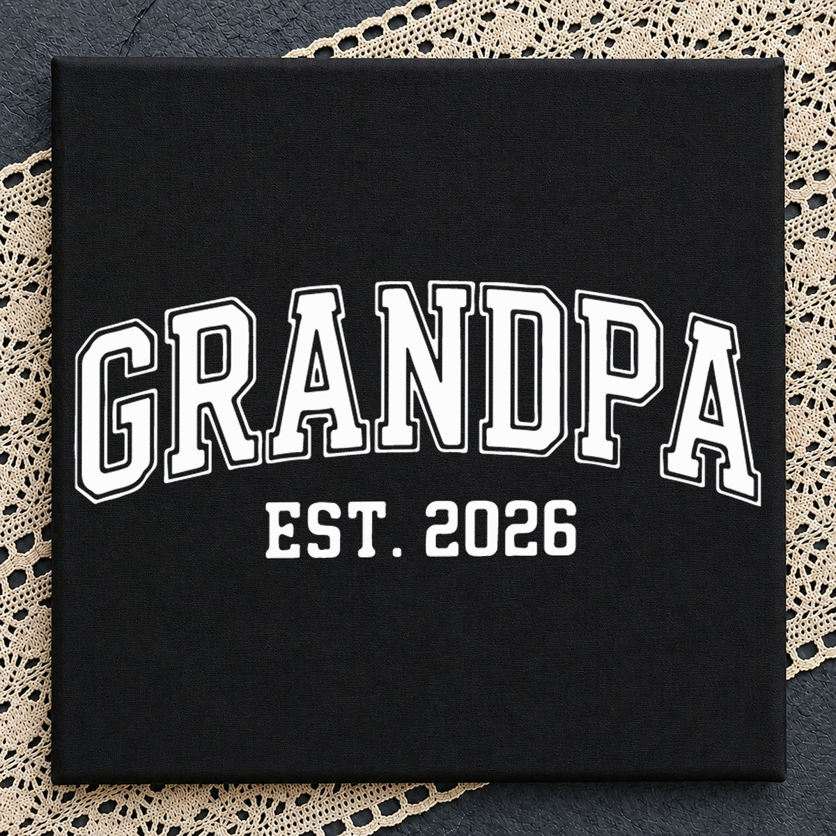 Grandpa Est 2026 SVG, New Grandpa Cricut Cut File