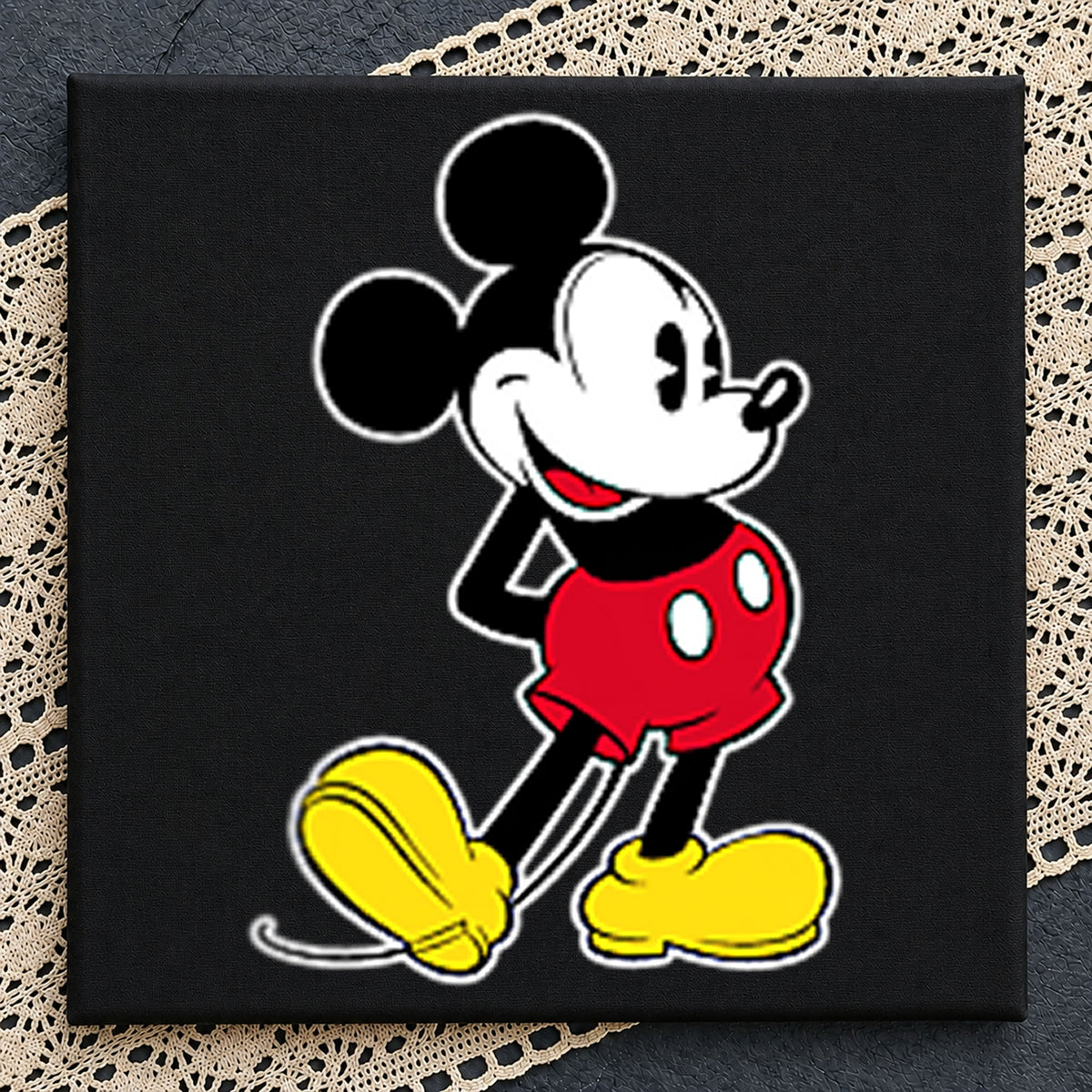 Mickey Mouse Classic Pose Retro Disney Character PNG