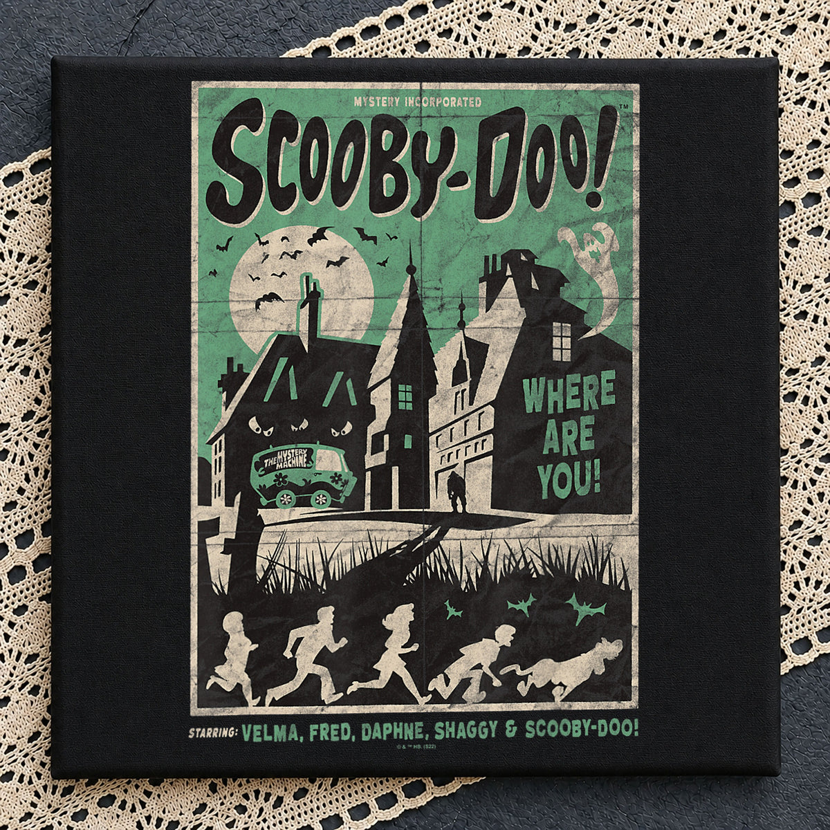 Scooby-Doo Where Are You Retro Vintage Poster PNG