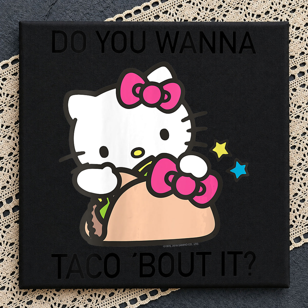 Hello Kitty Taco Bout It Funny Food Sanrio PNG