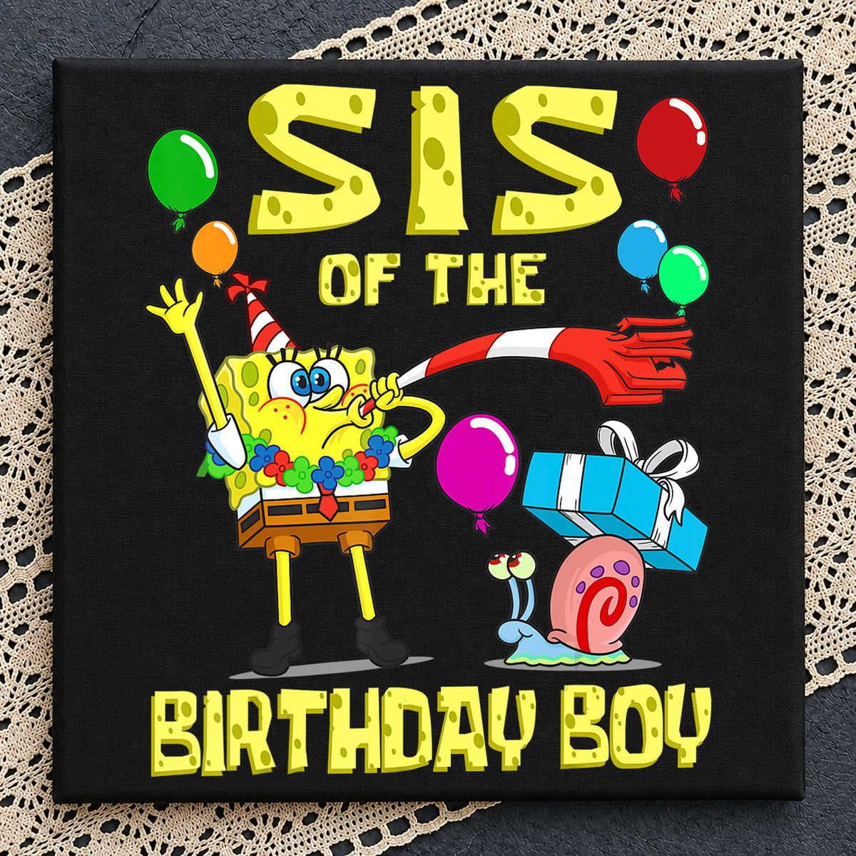 Spongebob Sis Of The Birthday Boy Gary PNG