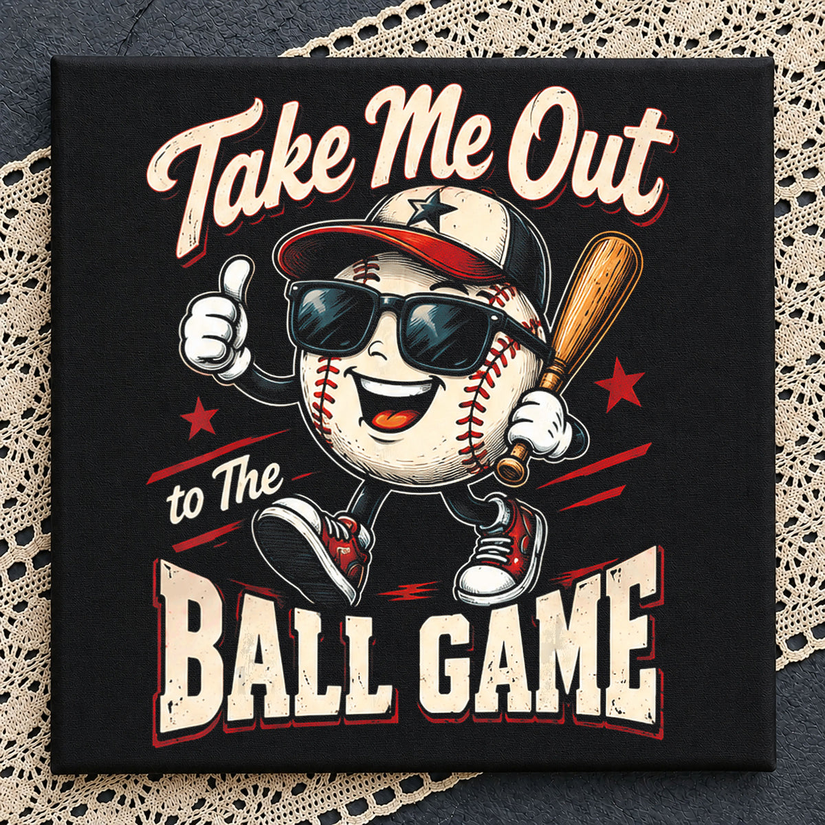 Take Me Out To The Ball Game Baseball Character PNG