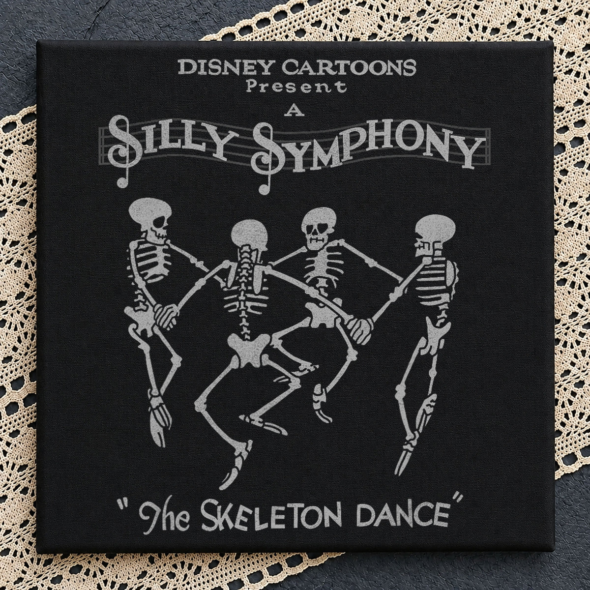 Silly Symphony The Skeleton Dance Disney Vintage PNG