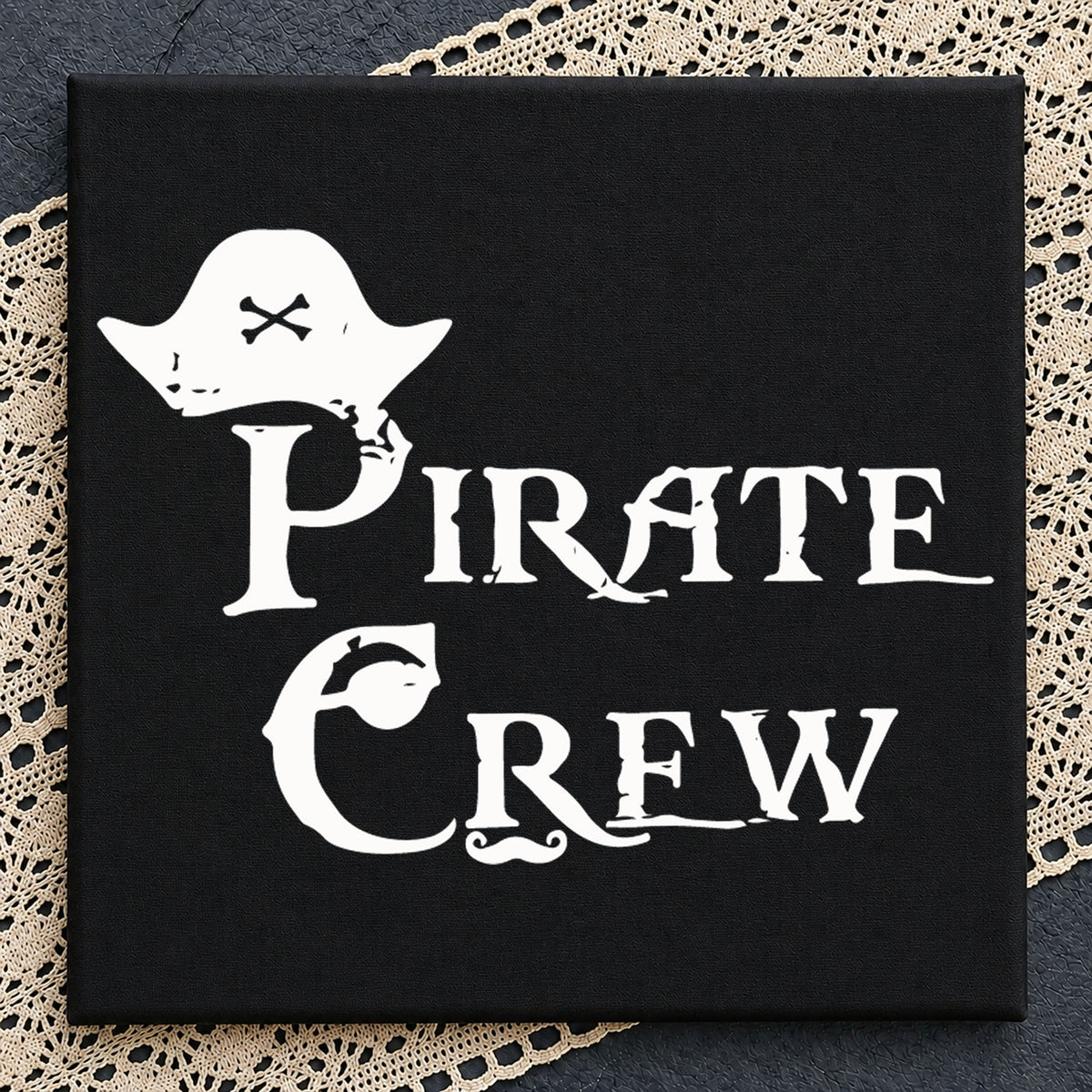 Pirate Crew SVG, Skull Hat Nautical Cricut Cut File
