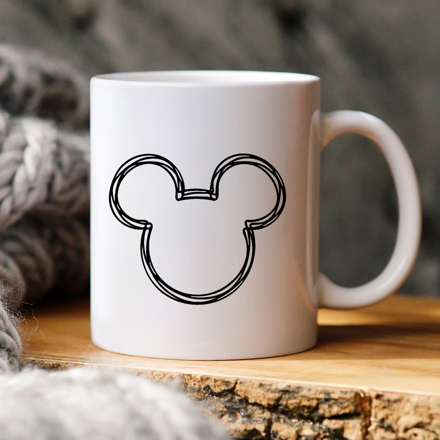 Mickey Mouse Head Outline SVG, Disney SVG, Mickey PNG SVG