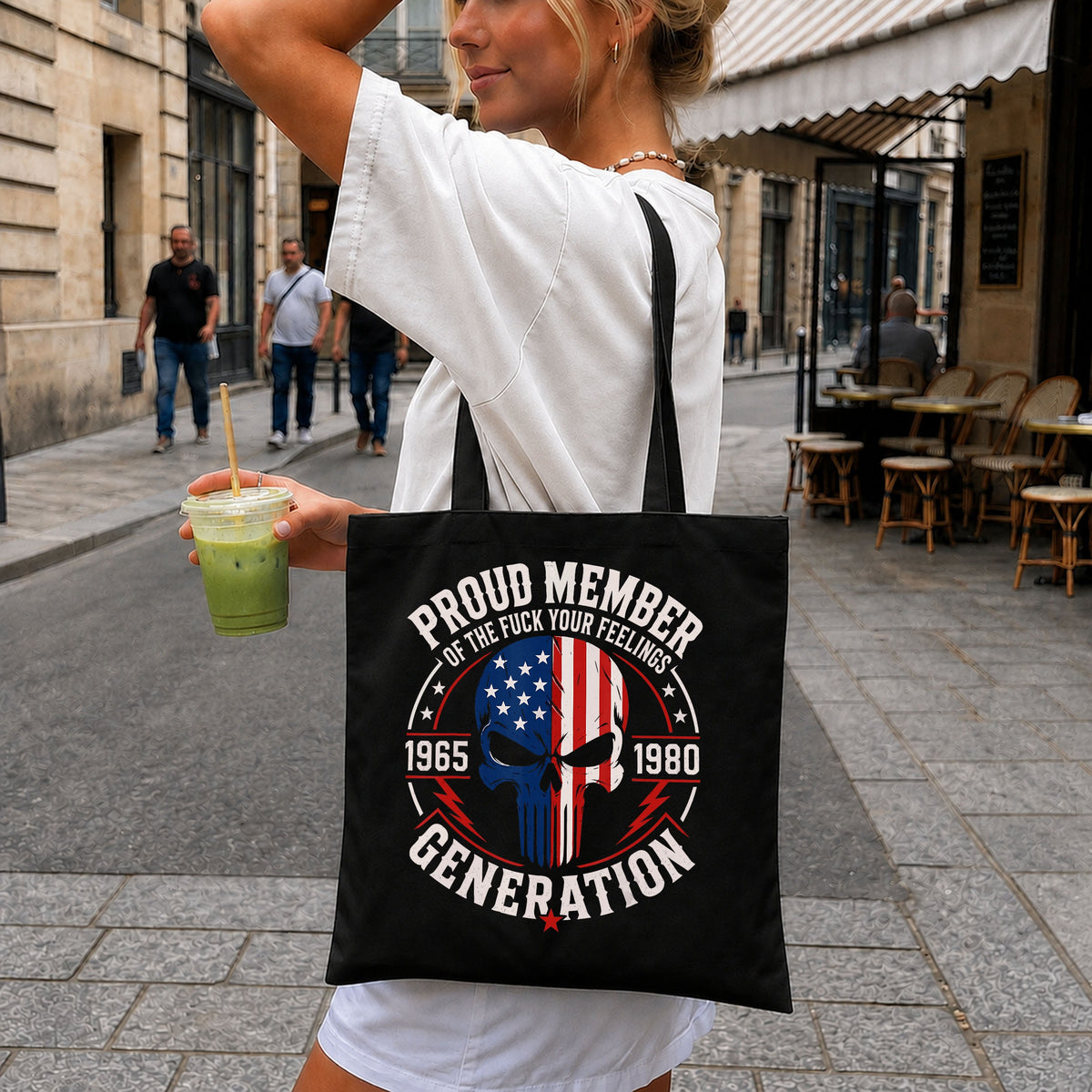 Skull American Flag Generation PNG, Patriotic Skull PNG, 4th Of July PNG