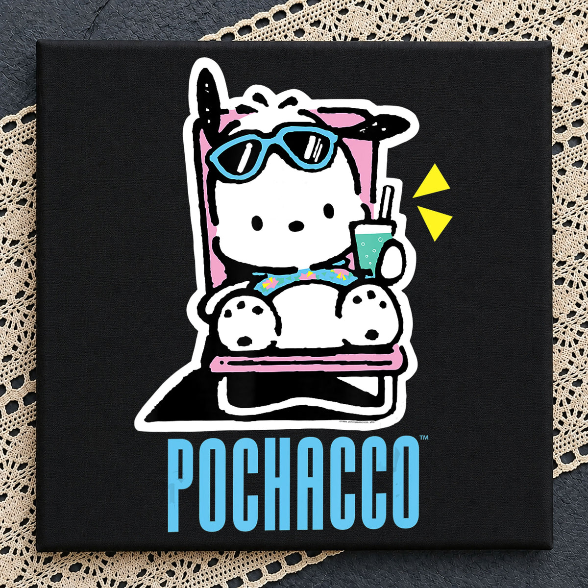 Pochacco Summer Beach Chair Sunglasses Sanrio PNG