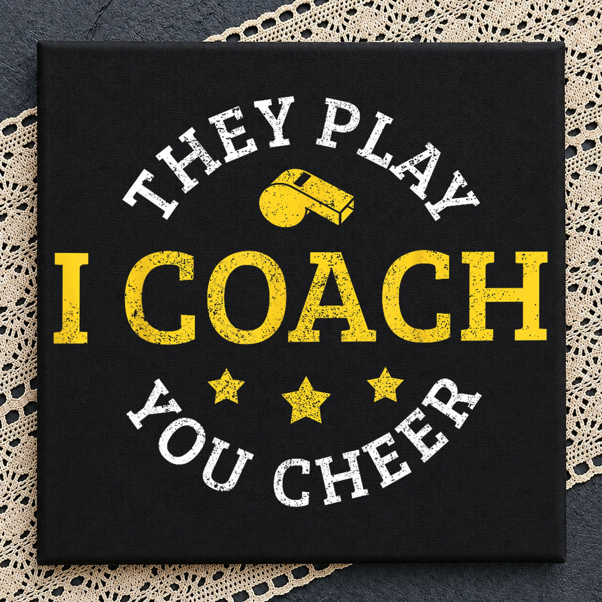 They Play I Coach You Cheer Whistle Sports PNG