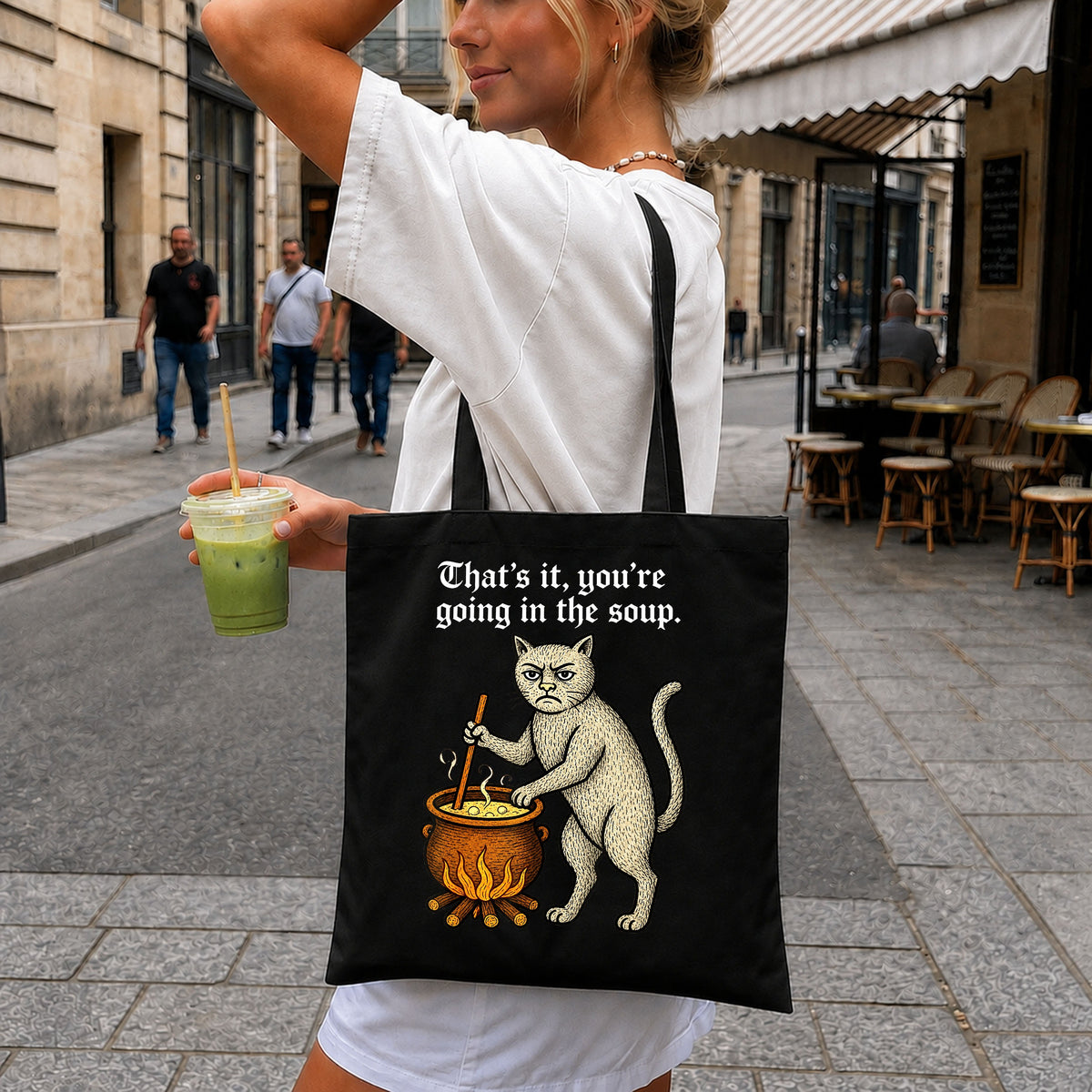 Funny Grumpy Cat Cooking Cauldron PNG, Sarcastic Cat PNG, Funny Cat Shirt PNG