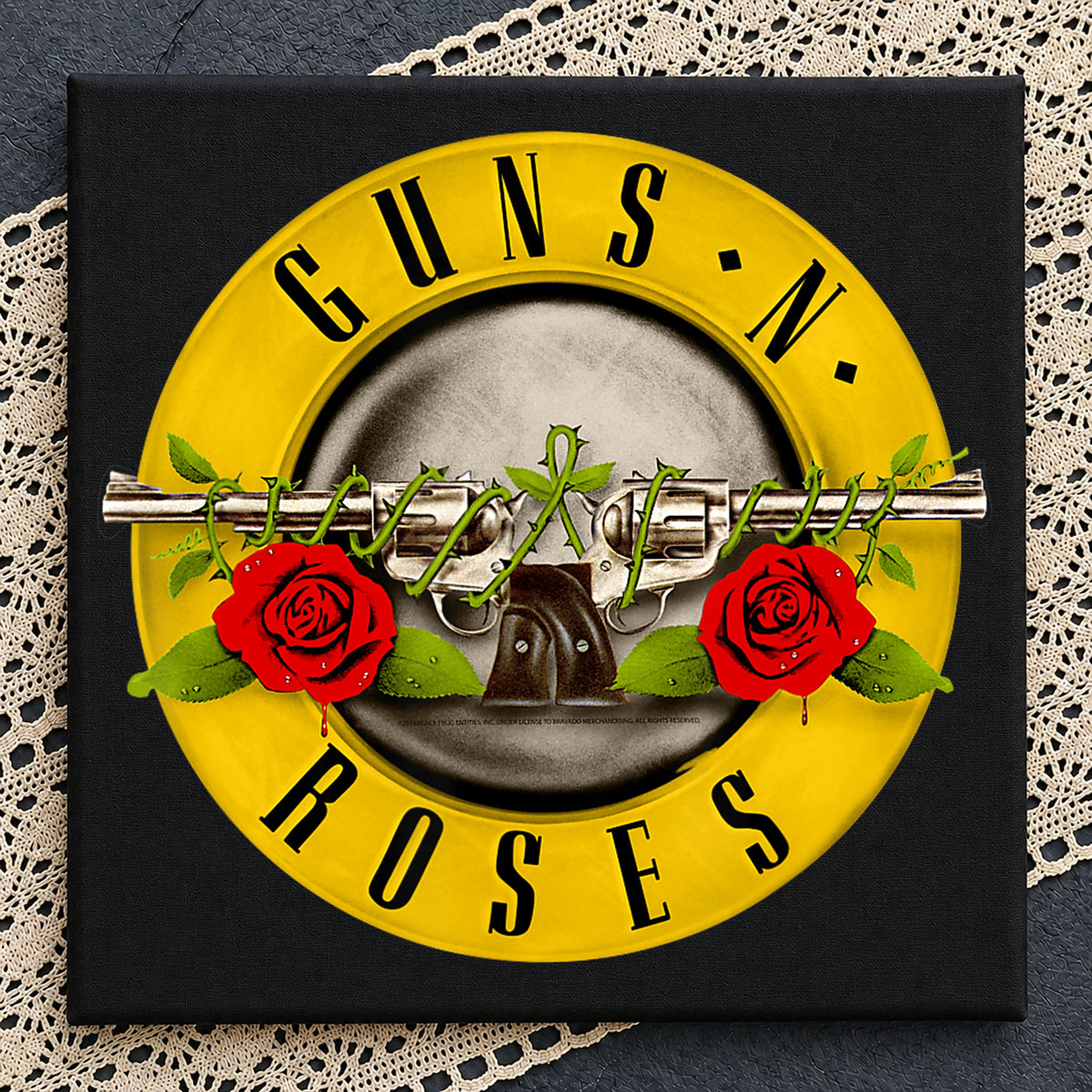Guns N Roses Rock Band Classic Logo Clipart PNG