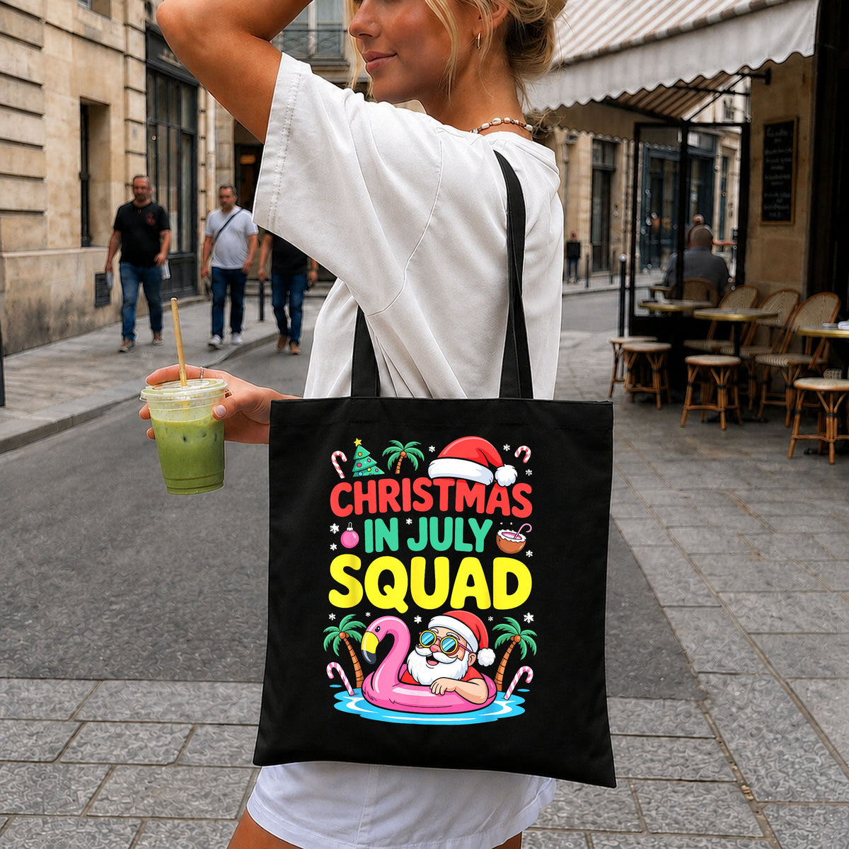 Christmas In July Squad PNG, Santa Summer Beach PNG, Funny Christmas PNG