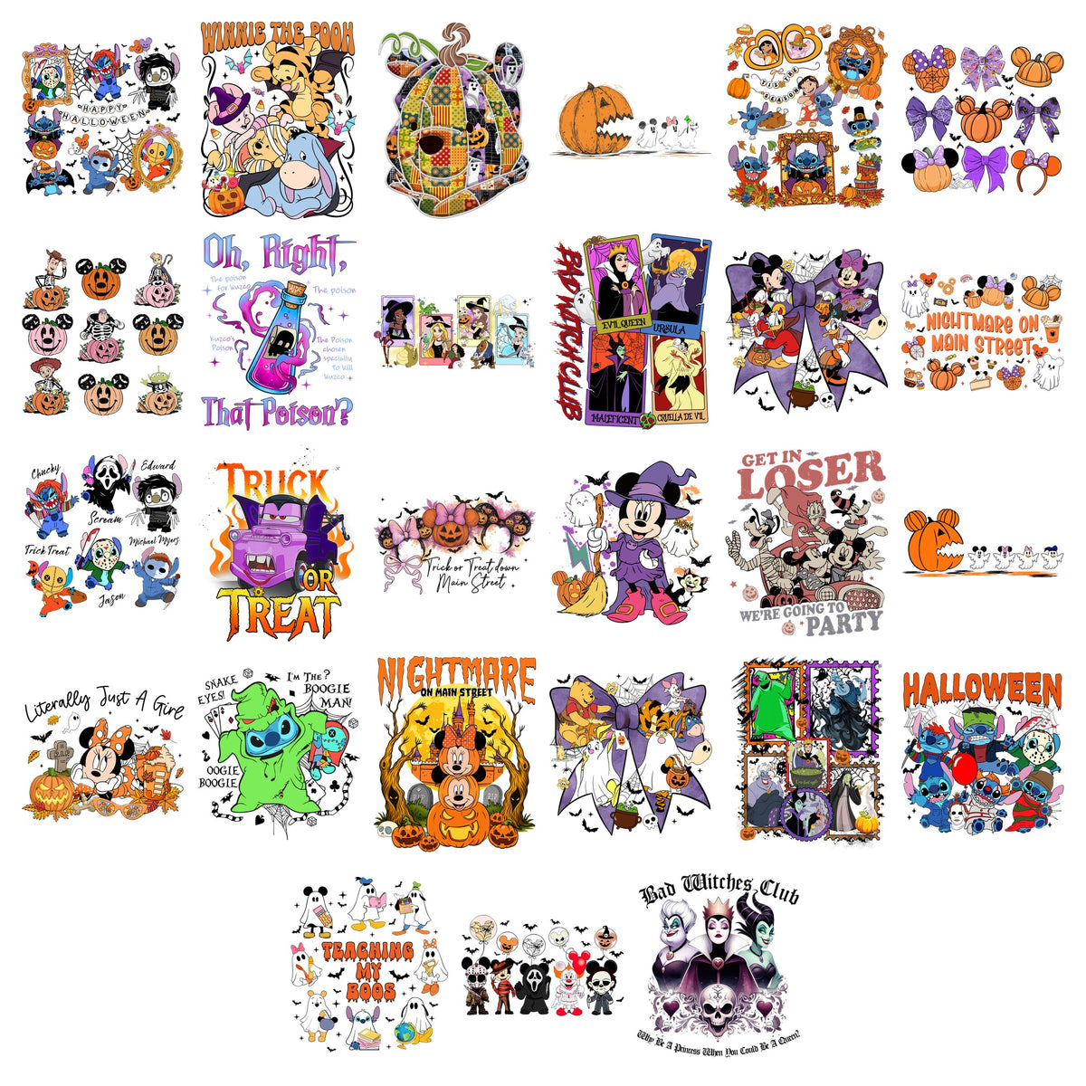 Mickey Halloween Not-So-Scary Party PNG | SvgBundleHub