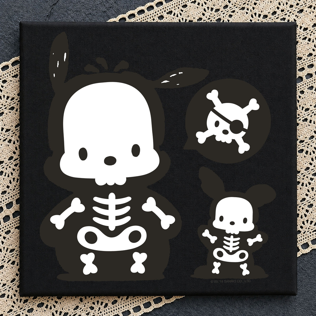 Badtz-Maru Skeleton Halloween Pirate Sanrio Clipart PNG