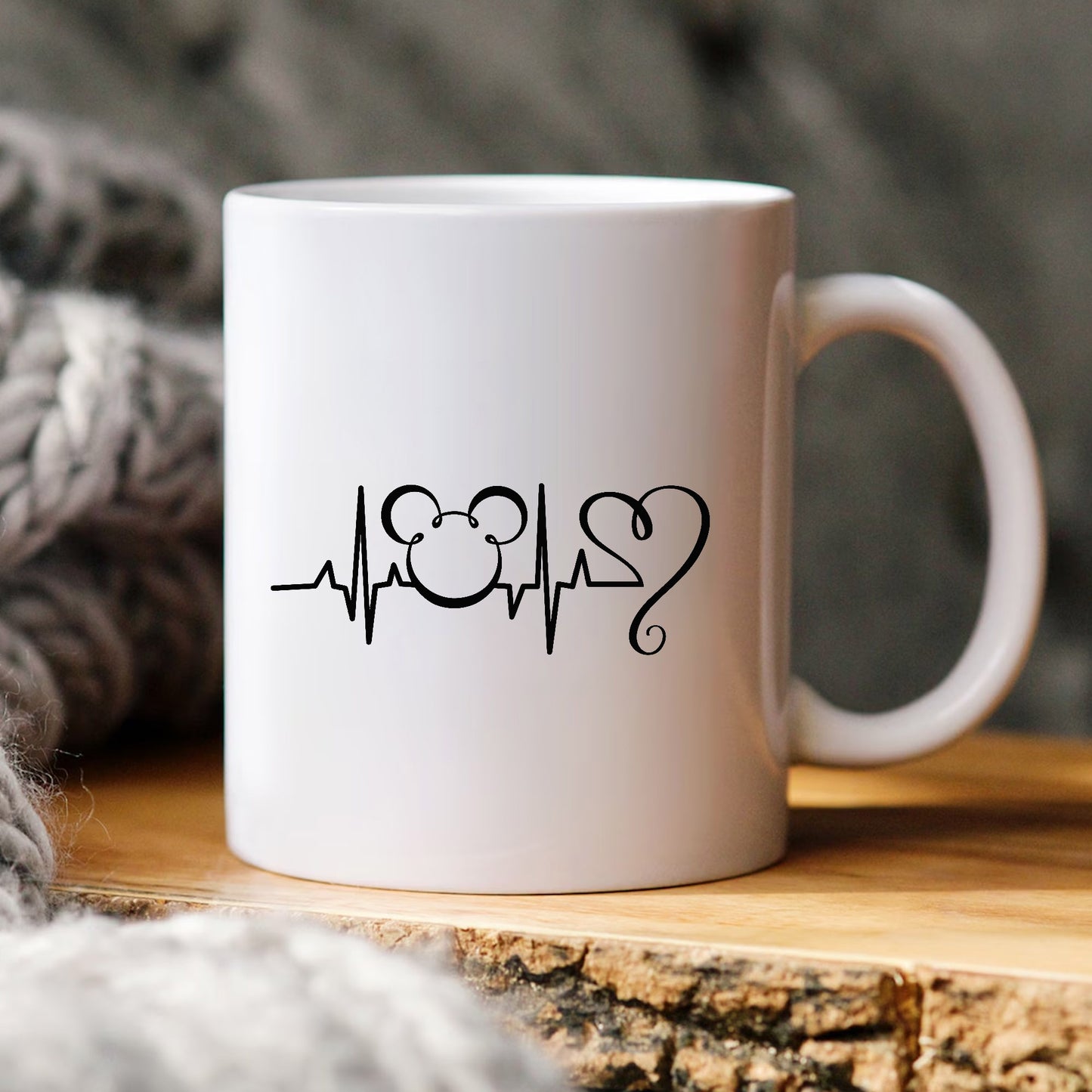Mickey Mouse Heartbeat SVG, Disney Heart Pulse SVG, Mickey SVG PNG