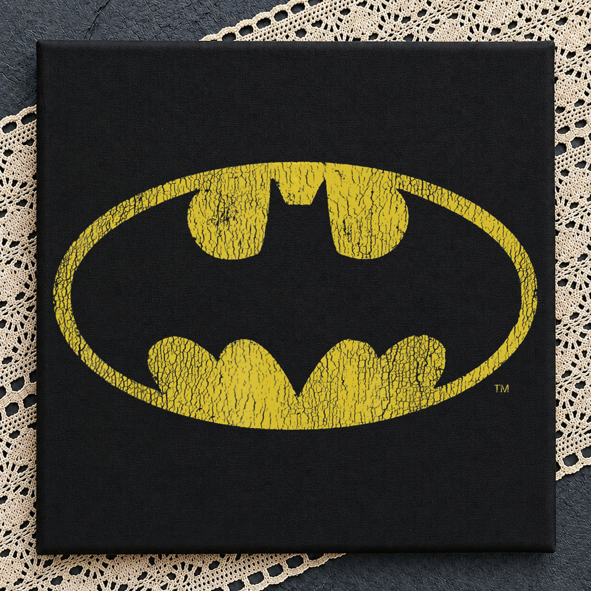 Batman Distressed Logo Grunge Superhero Symbol PNG