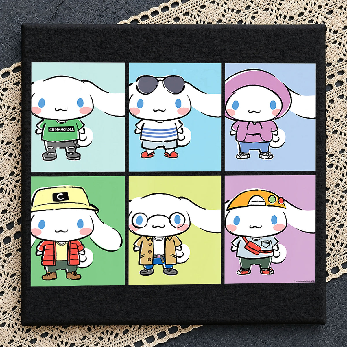 Cinnamoroll Sanrio Streetwear Outfits Fashion Bundle PNG