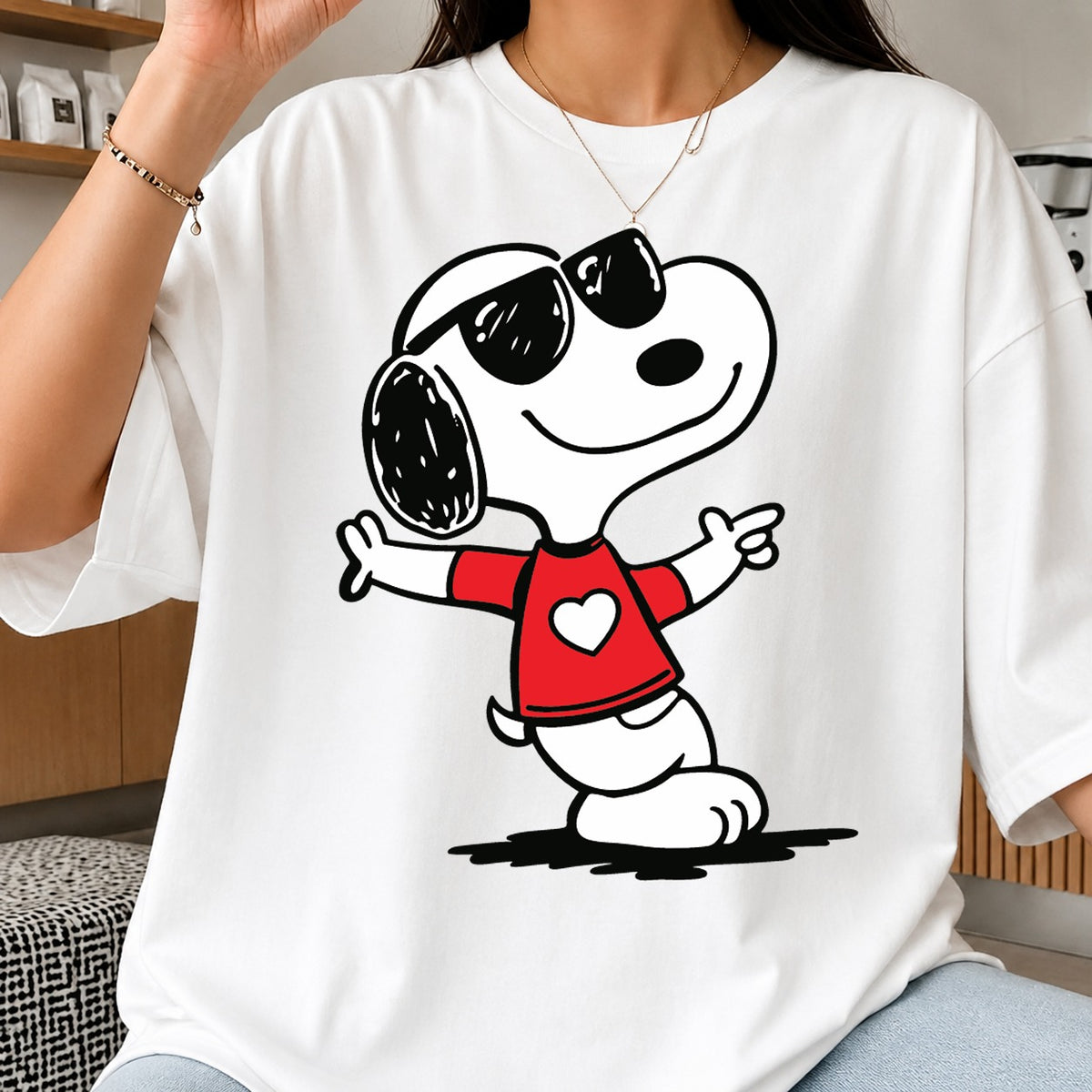 Snoopy Cool Sunglasses Valentine Cricut Cut File SVG