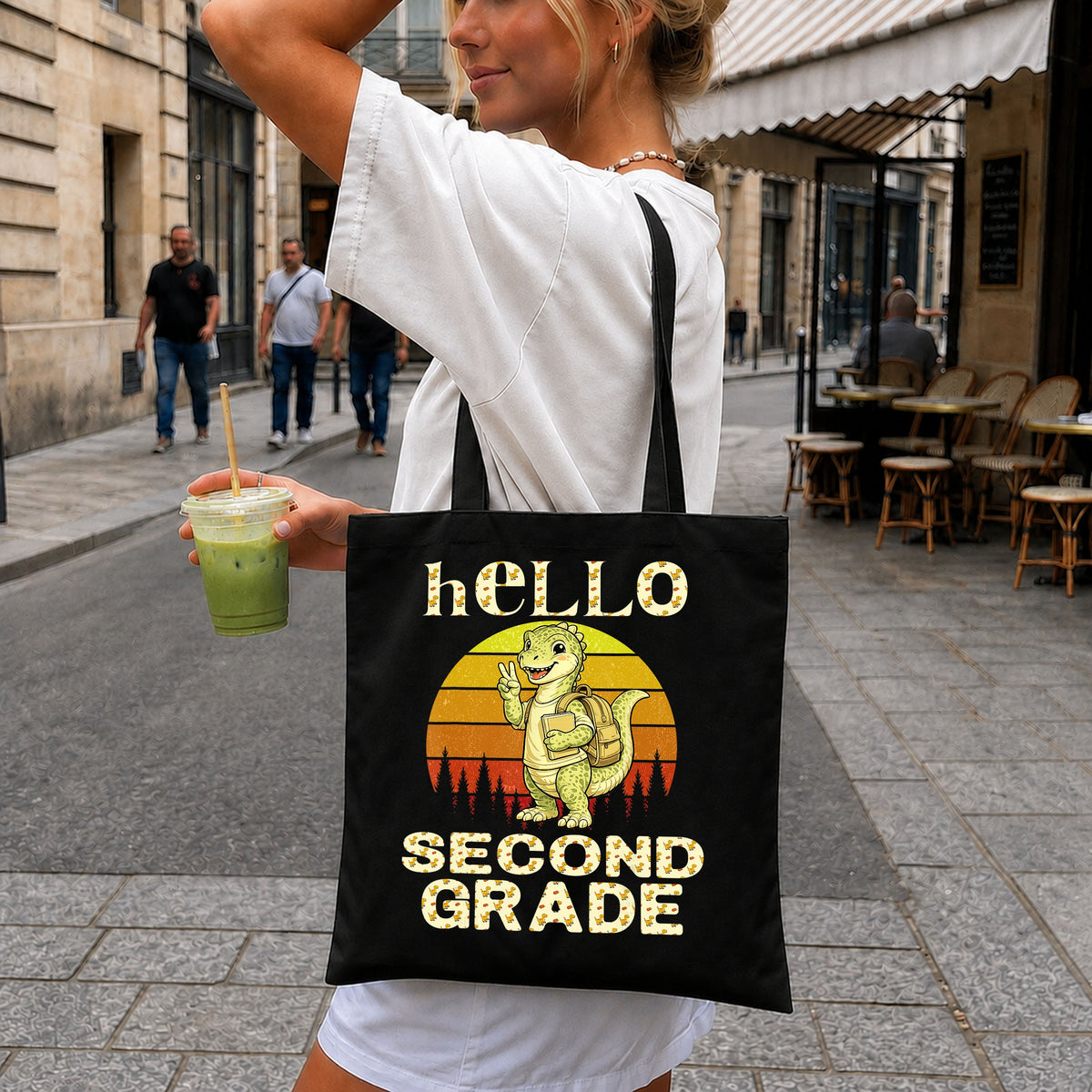 Hello Second Grade Dinosaur PNG, Back To School PNG, Dino PNG