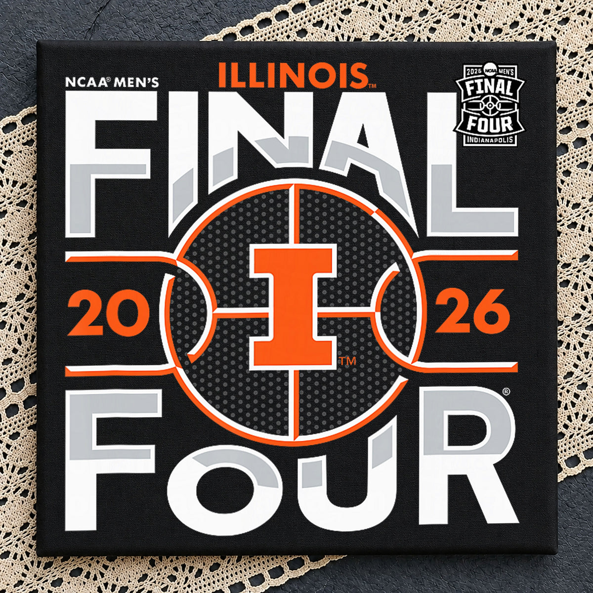 Illinois Fighting Illini 2026 Final Four NCAA Basketball PNG