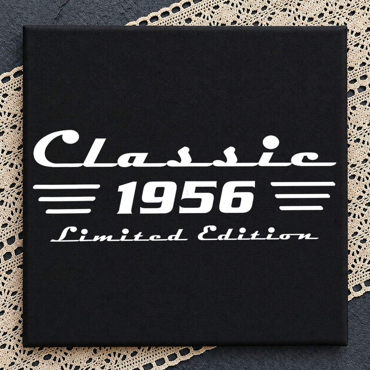 Classic 1956 Limited Edition PNG, Cute Craft Clipart v5
