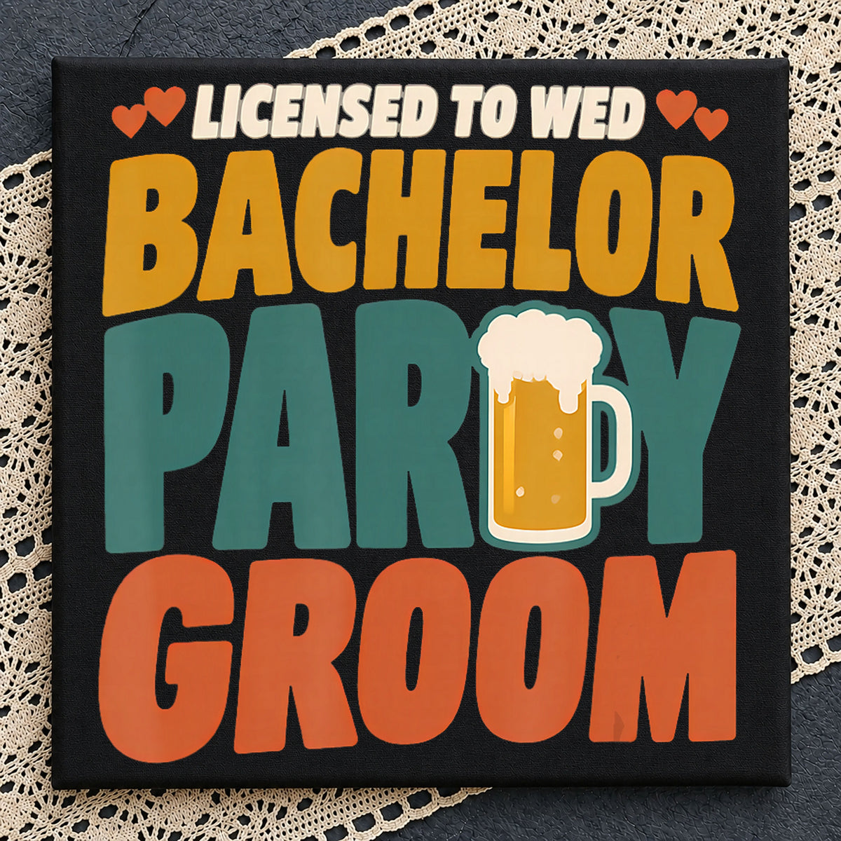 Licensed To Wed Bachelor Party Groom SVG, Craft File Design
