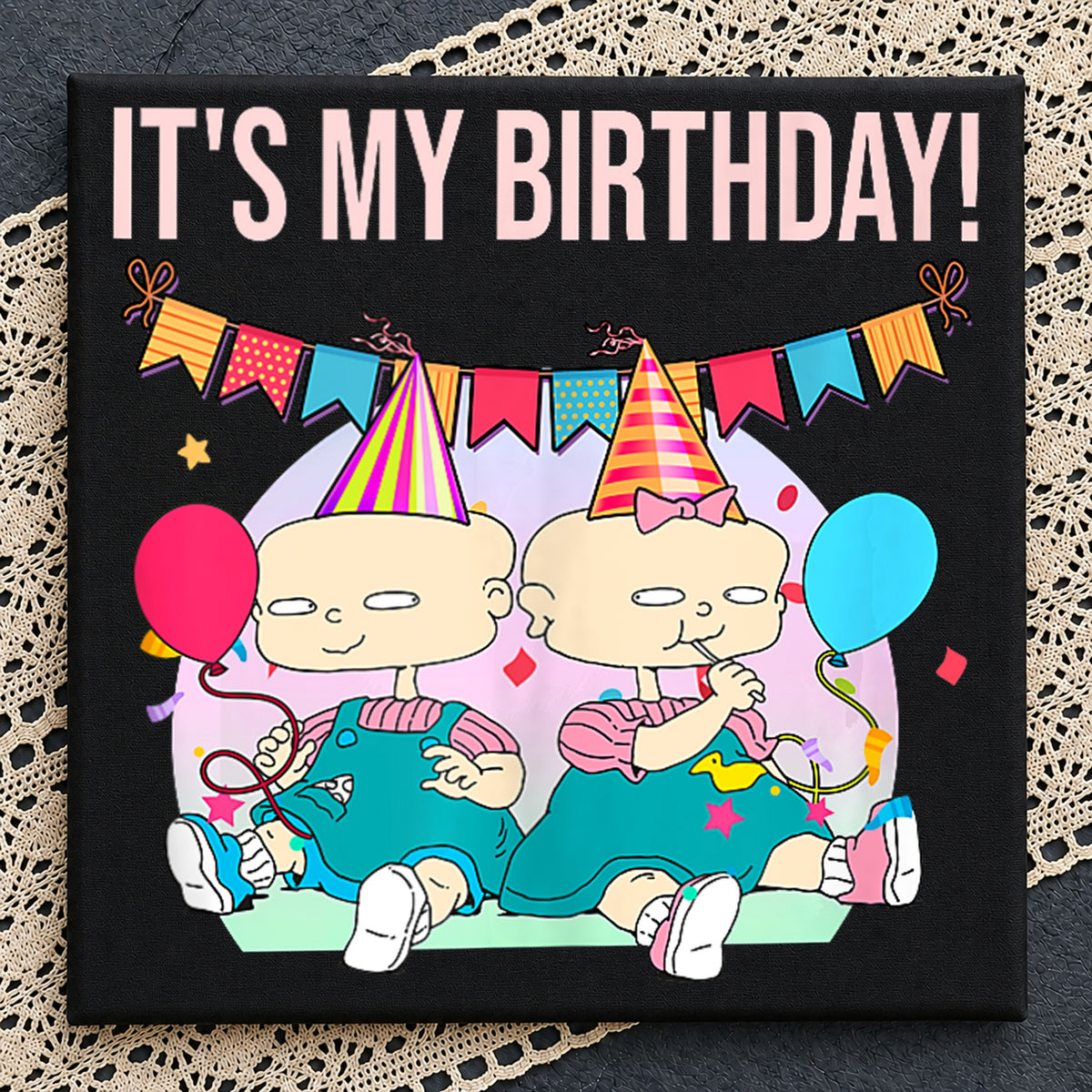 Phil DeVille Lil Birthday Party Rugrats Twins Clipart PNG