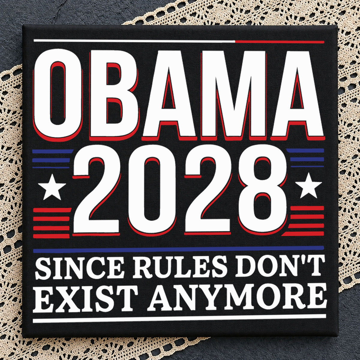 Obama 2028 SVG, Political Campaign Funny Quote