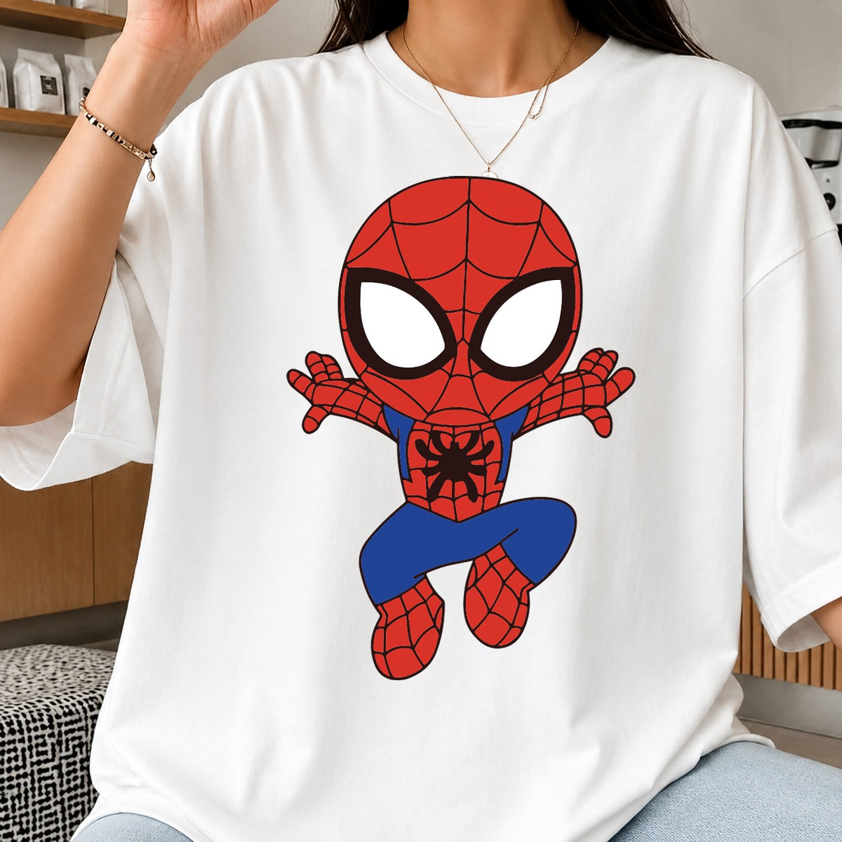 Chibi Spider-Man Superhero SVG, Marvel Cricut Clipart