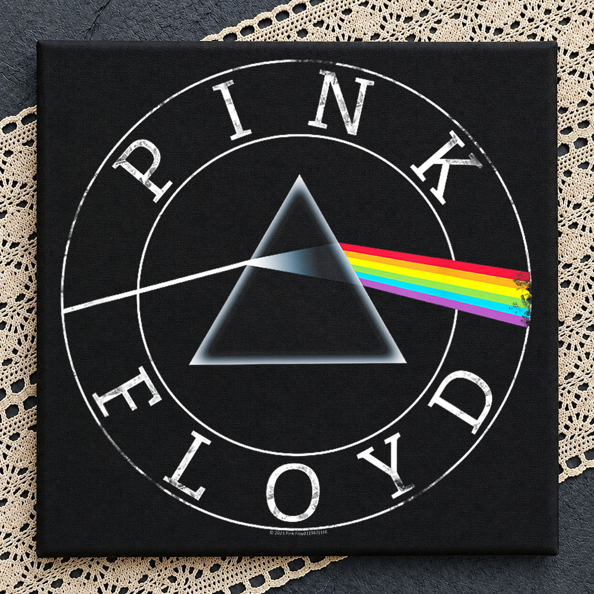 Pink Floyd Dark Side Of The Moon Prism Circle PNG