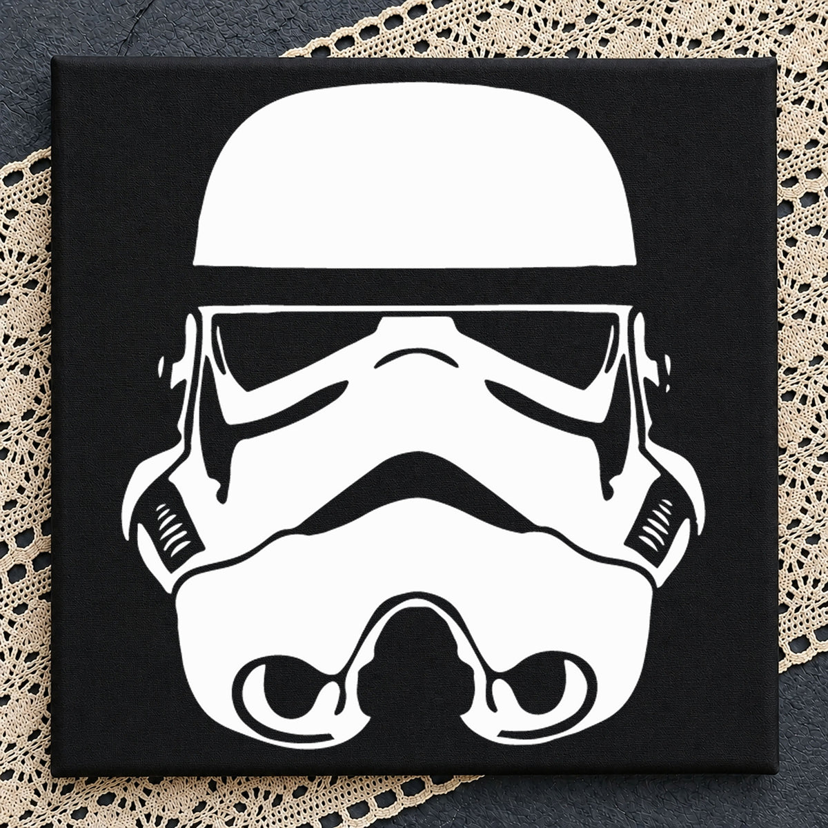 Stormtrooper Helmet SVG, Star Wars Villain Cricut Cut File
