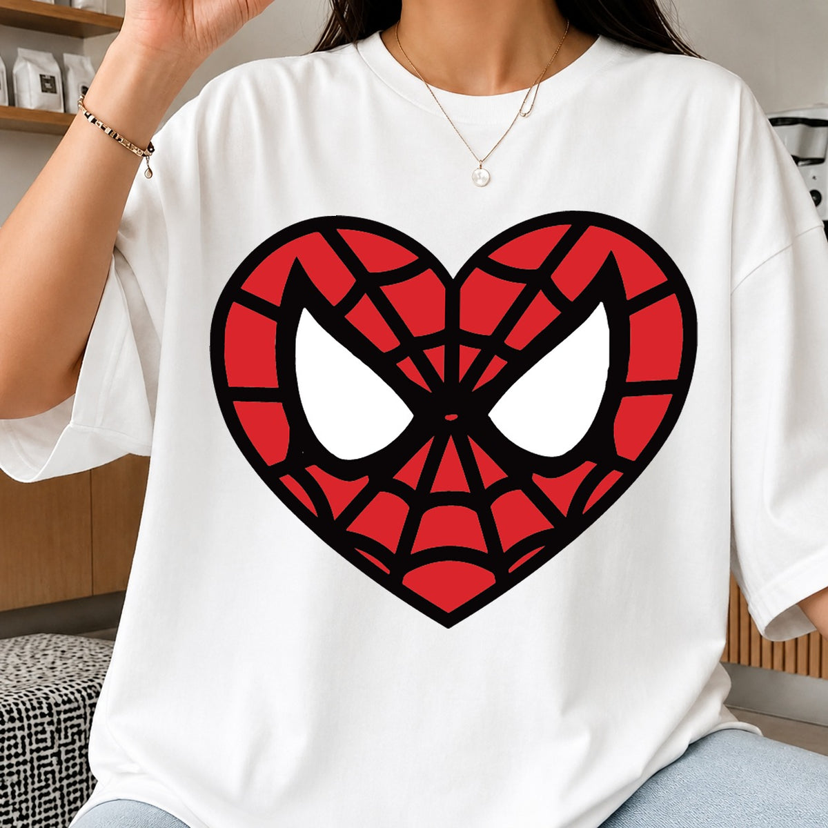 Spiderman Heart SVG, Superhero Love Marvel Cricut Clipart