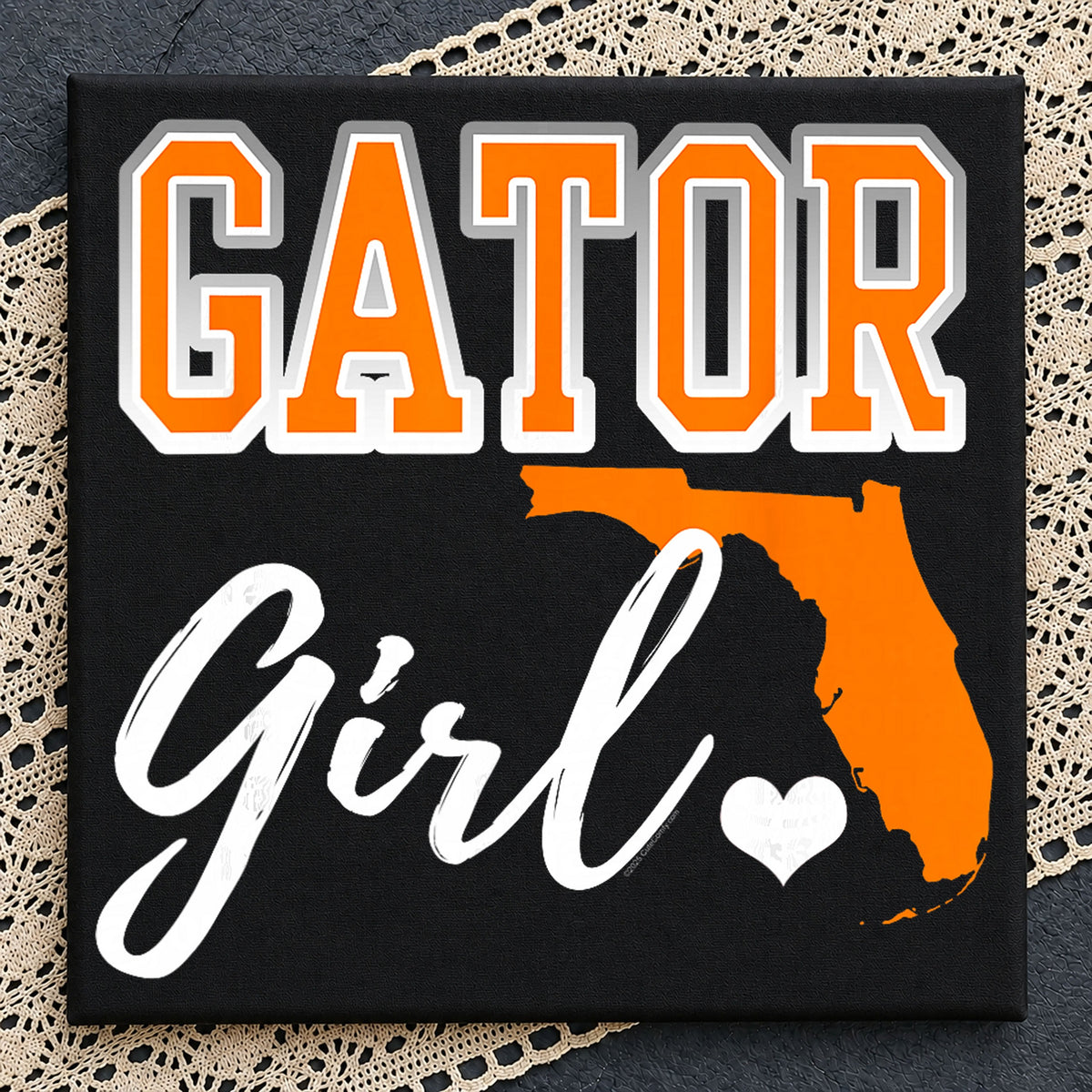 Gator Girl Florida State Pride Craft Clipart PNG