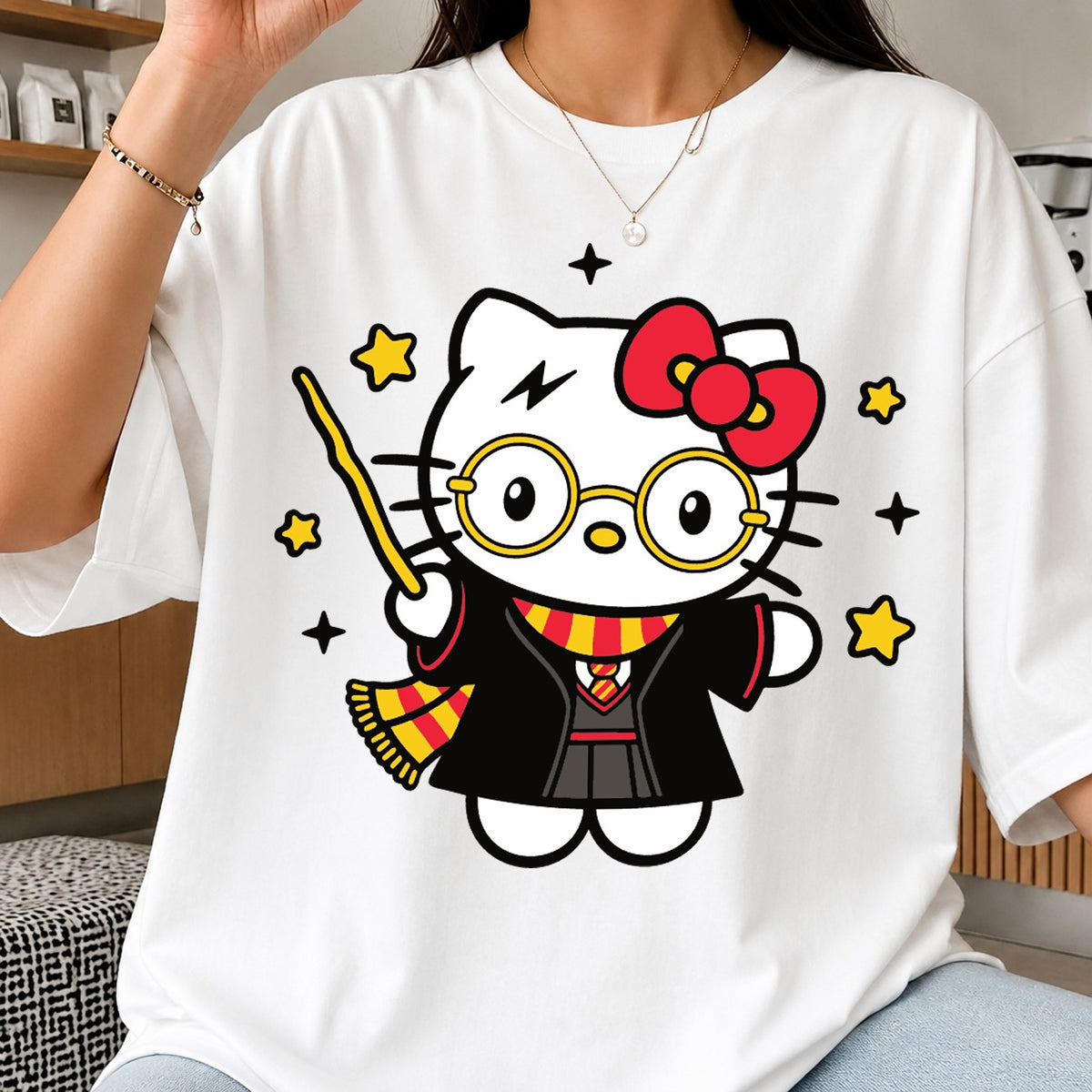 Hello Kitty Harry Potter Wizard Costume Cricut File SVG