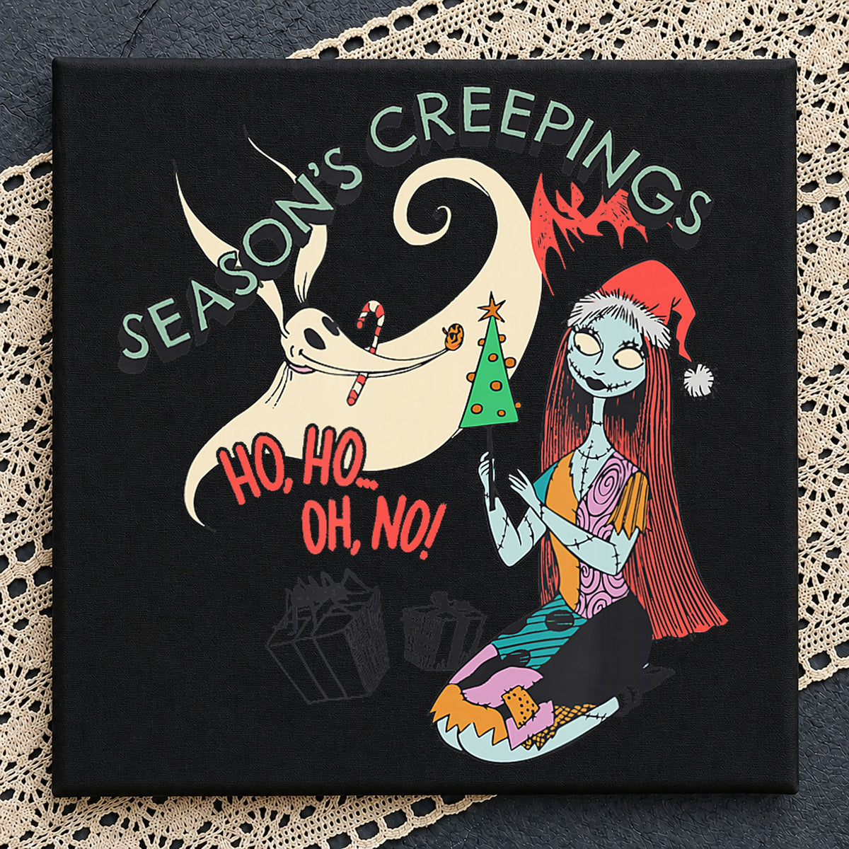 Sally Zero Season's Creepings Ho Ho Oh No Christmas PNG