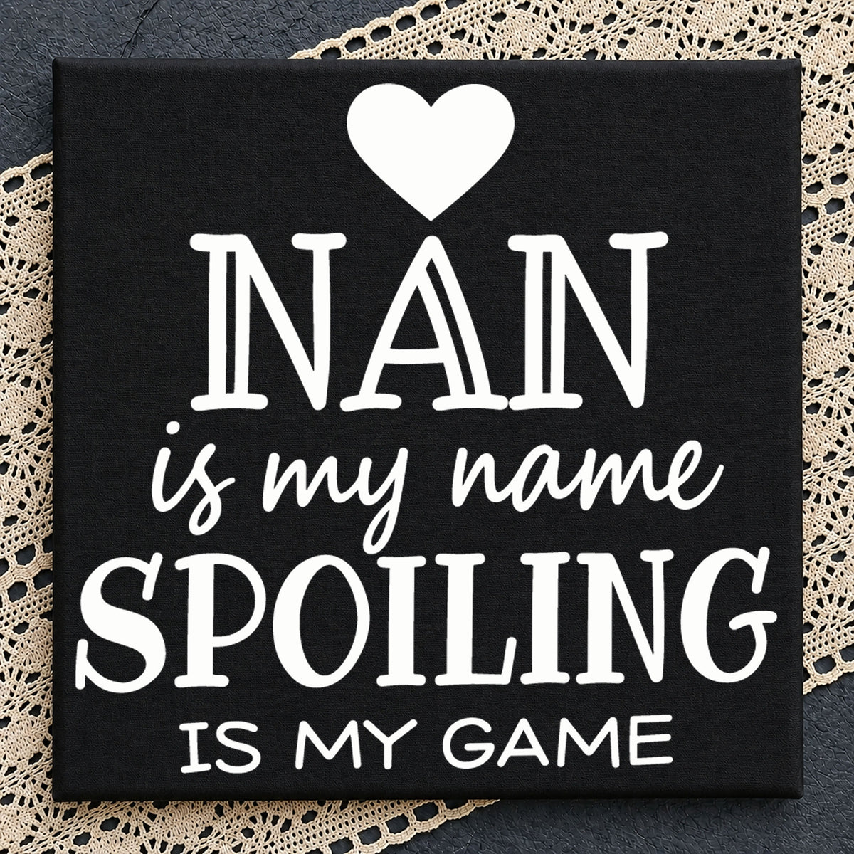 Nain Is My Name Spoiling Is My Game SVG, Craft File Design