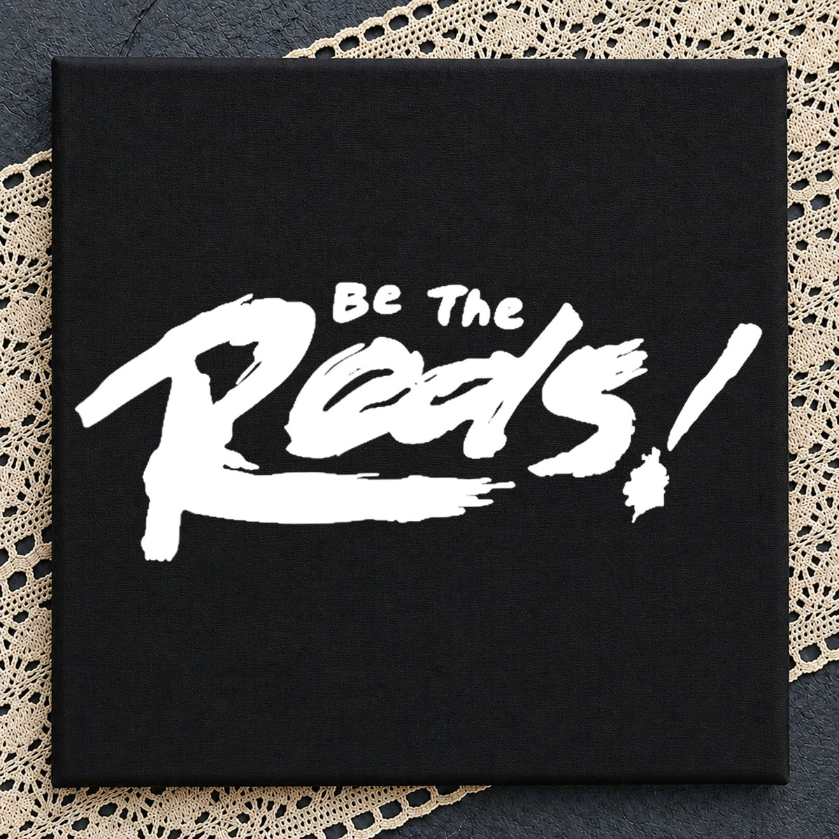 Be The Reds Football Sports Team Motivational Quote PNG