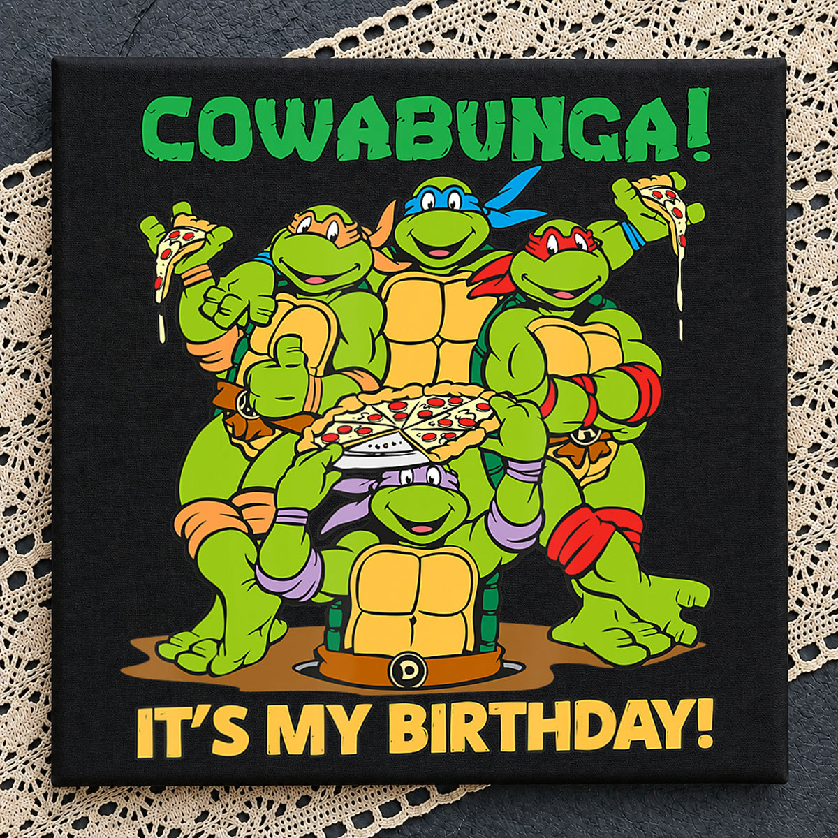 Teenage Mutant Ninja Turtles Cowabunga It's My Birthday PNG