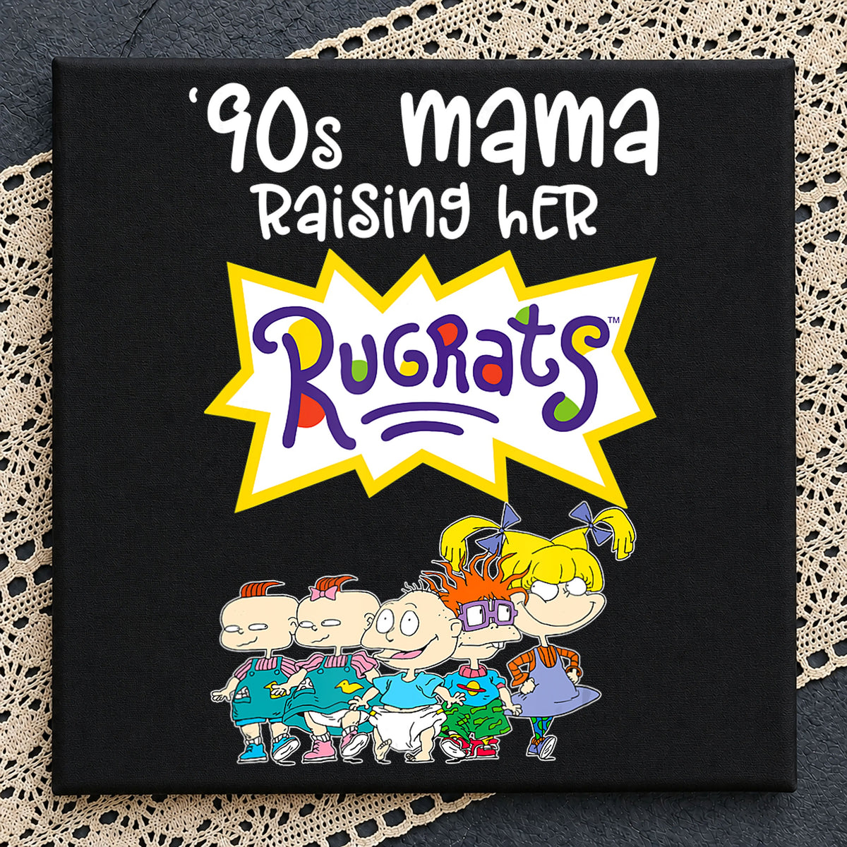 90s Mama Raising Her Rugrats Cartoon Mom Quote PNG