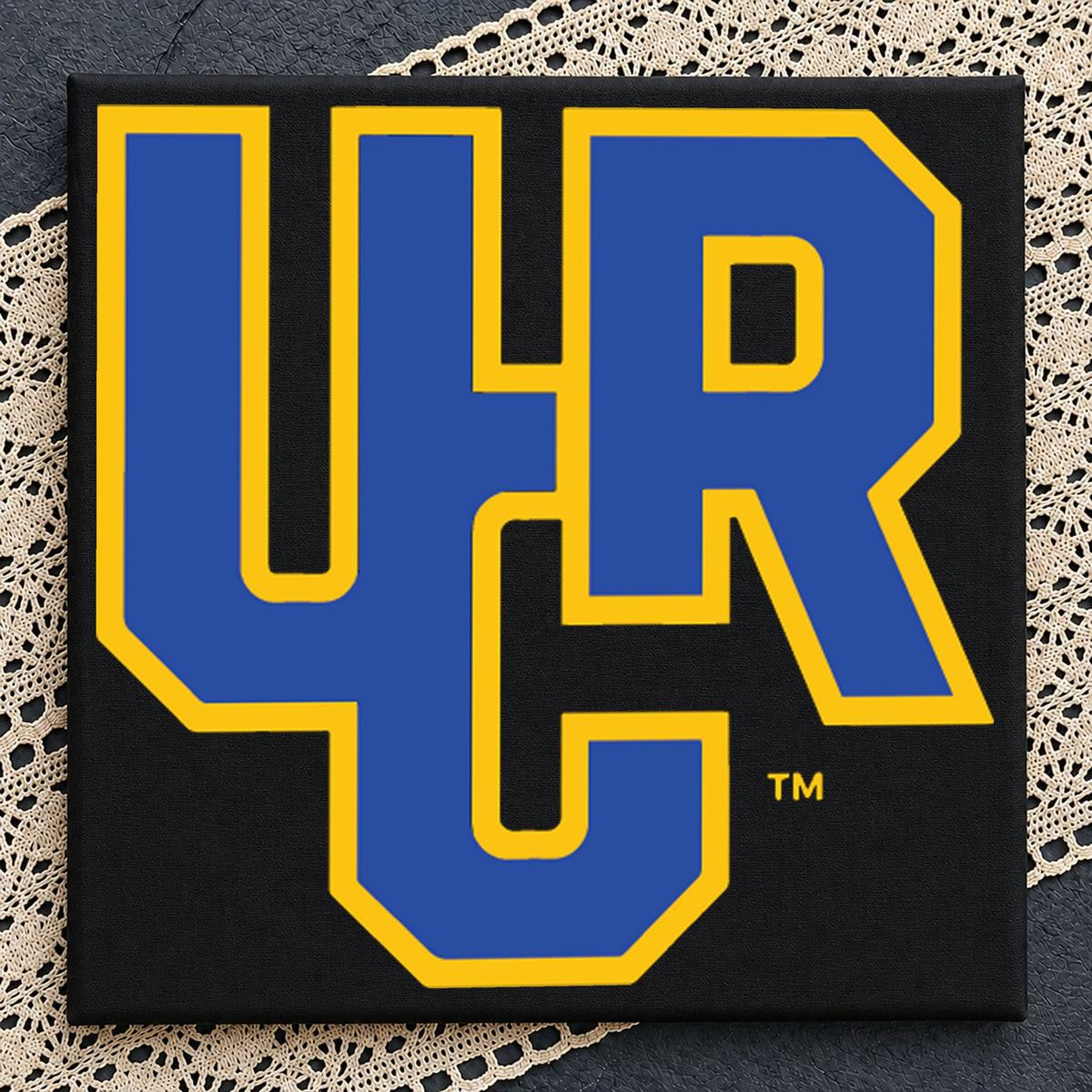 UR Royals Logo SVG, Blue Yellow Sports Team Clipart