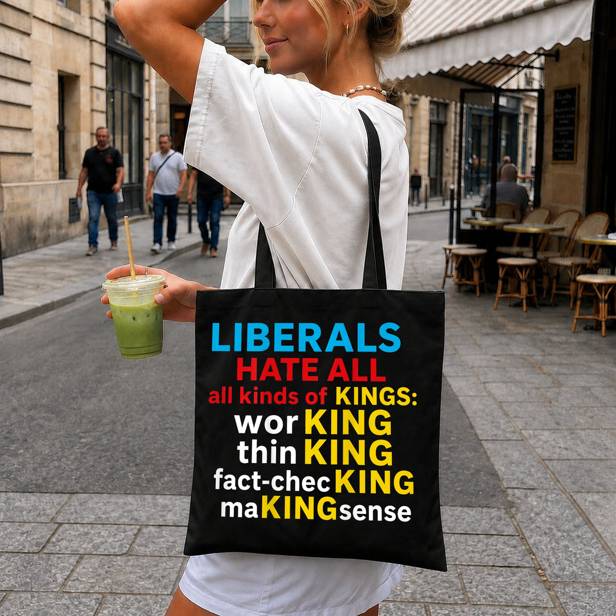 Liberals Hate All Kinds Of Kings Funny Quote, Political PNG, Shirt PNG