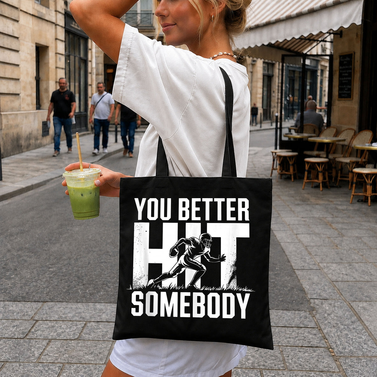You Better Hit Somebody PNG, Football Player PNG, Football PNG