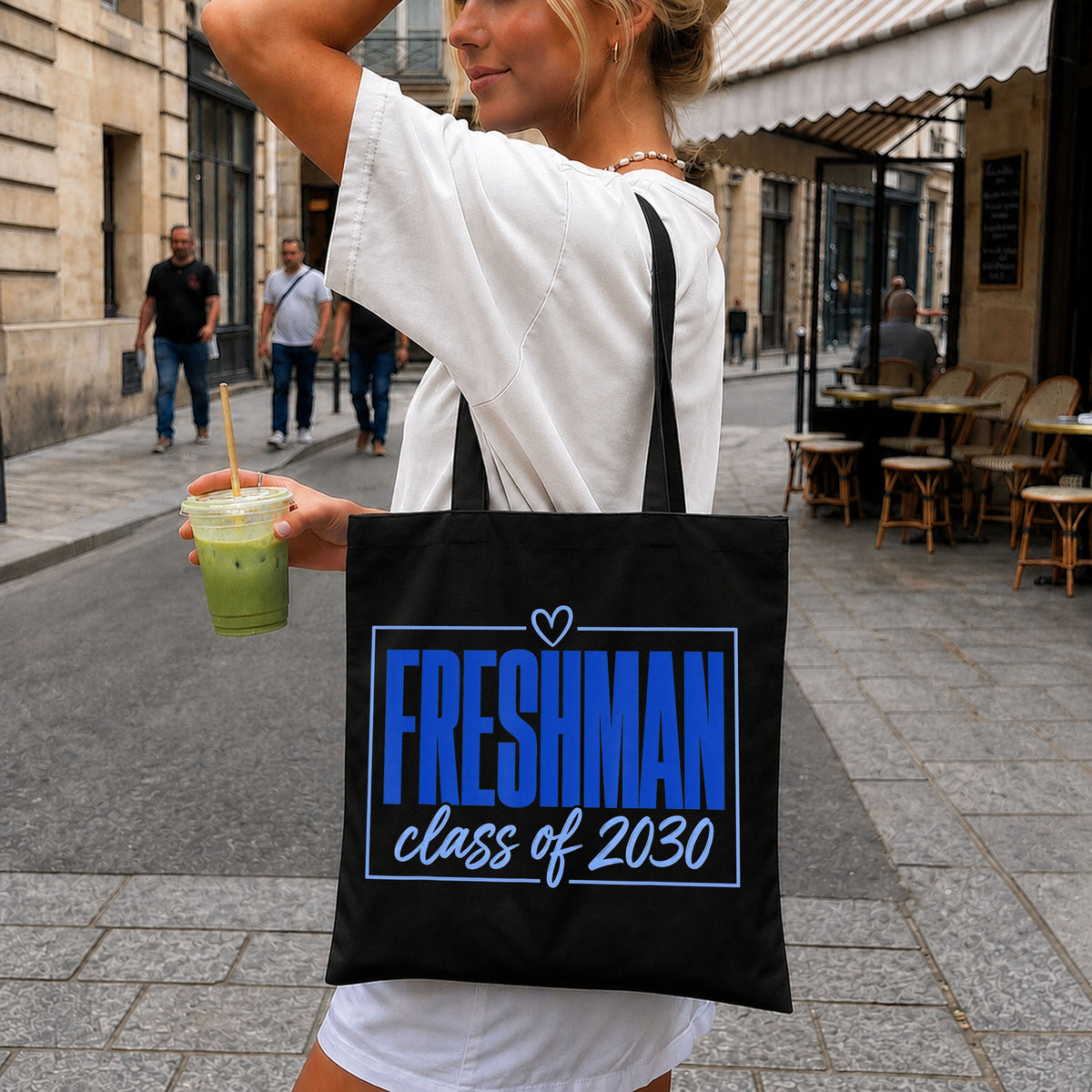 Freshman Class Of 2030 Clipart, Blue Bold Heart Frame, School Design