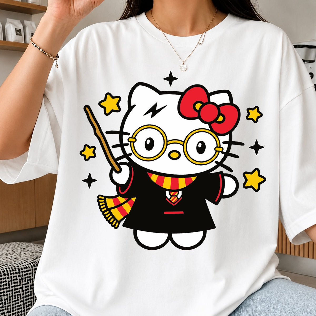 Hello Kitty Wizard Harry Potter Cricut Cut File SVG
