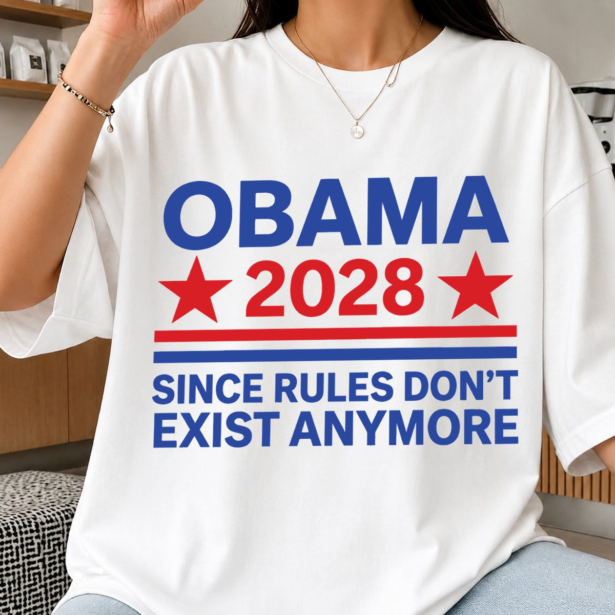 Obama 2028 Since Rules Don't Exist Anymore Clipart SVG