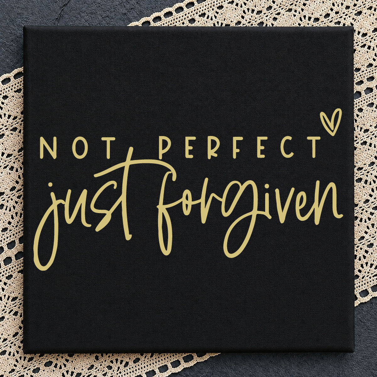 Not Perfect Just Forgiven SVG, Christian Faith Cricut File