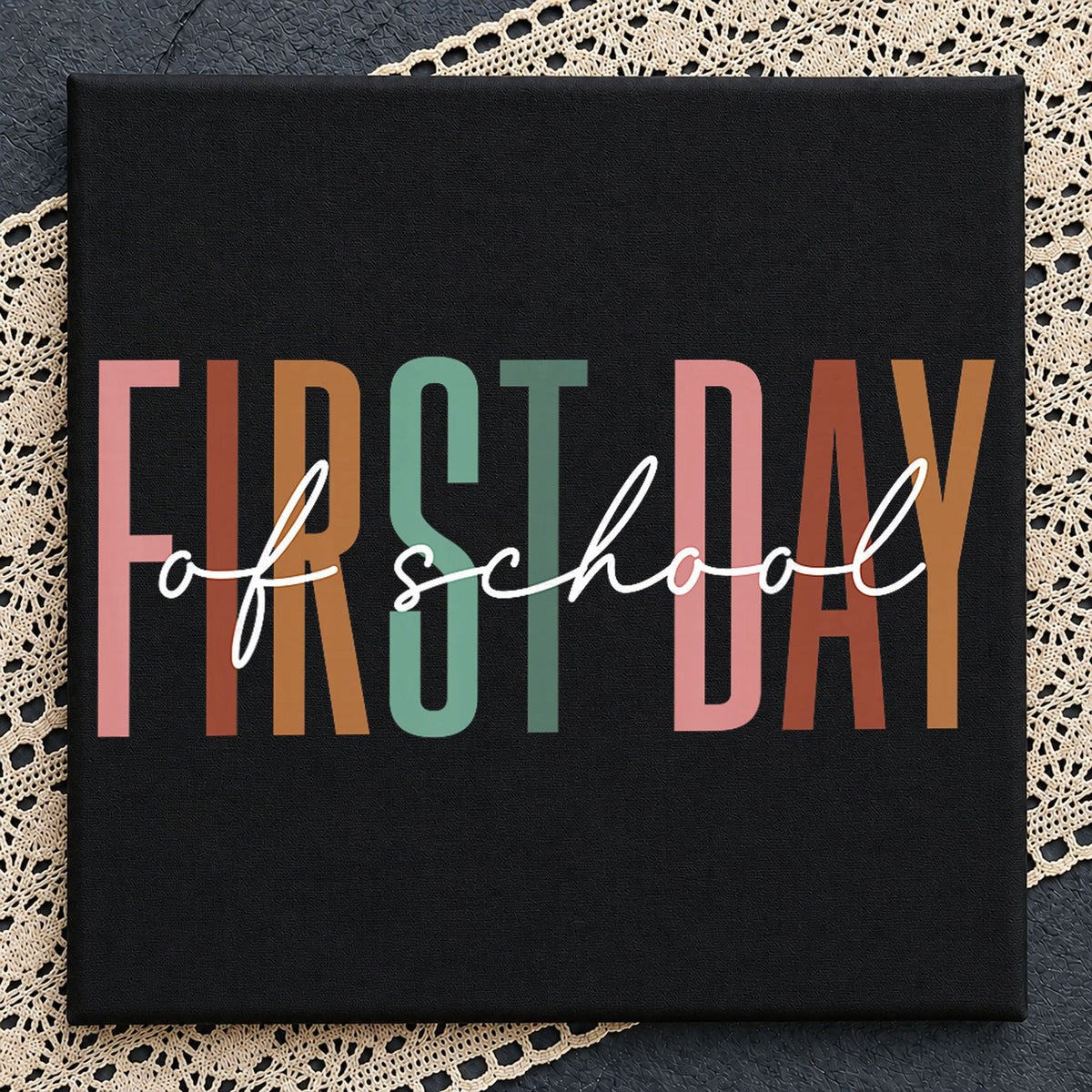 First Day Of School PNG, Back To School Clipart Design