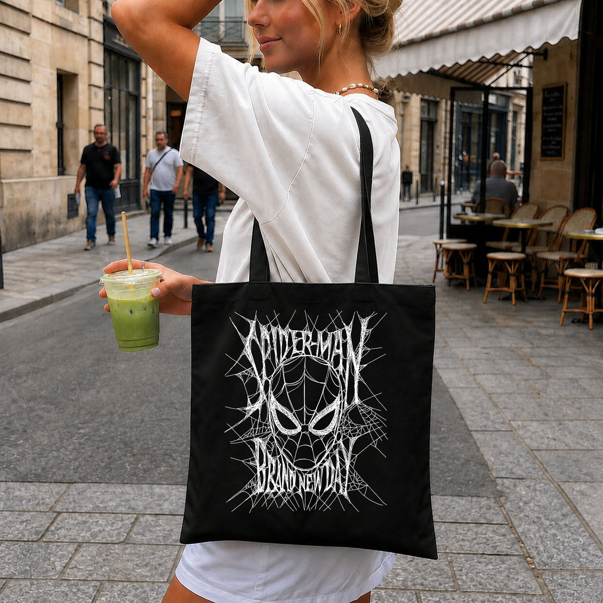 Spiderman Brand New Day PNG, Spider Web Face Shirt, Marvel PNG